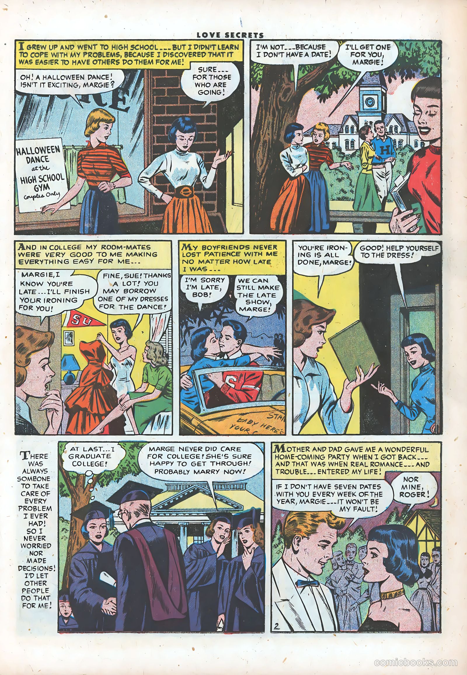 Love Secrets #50 (1956) — page 13 of 37