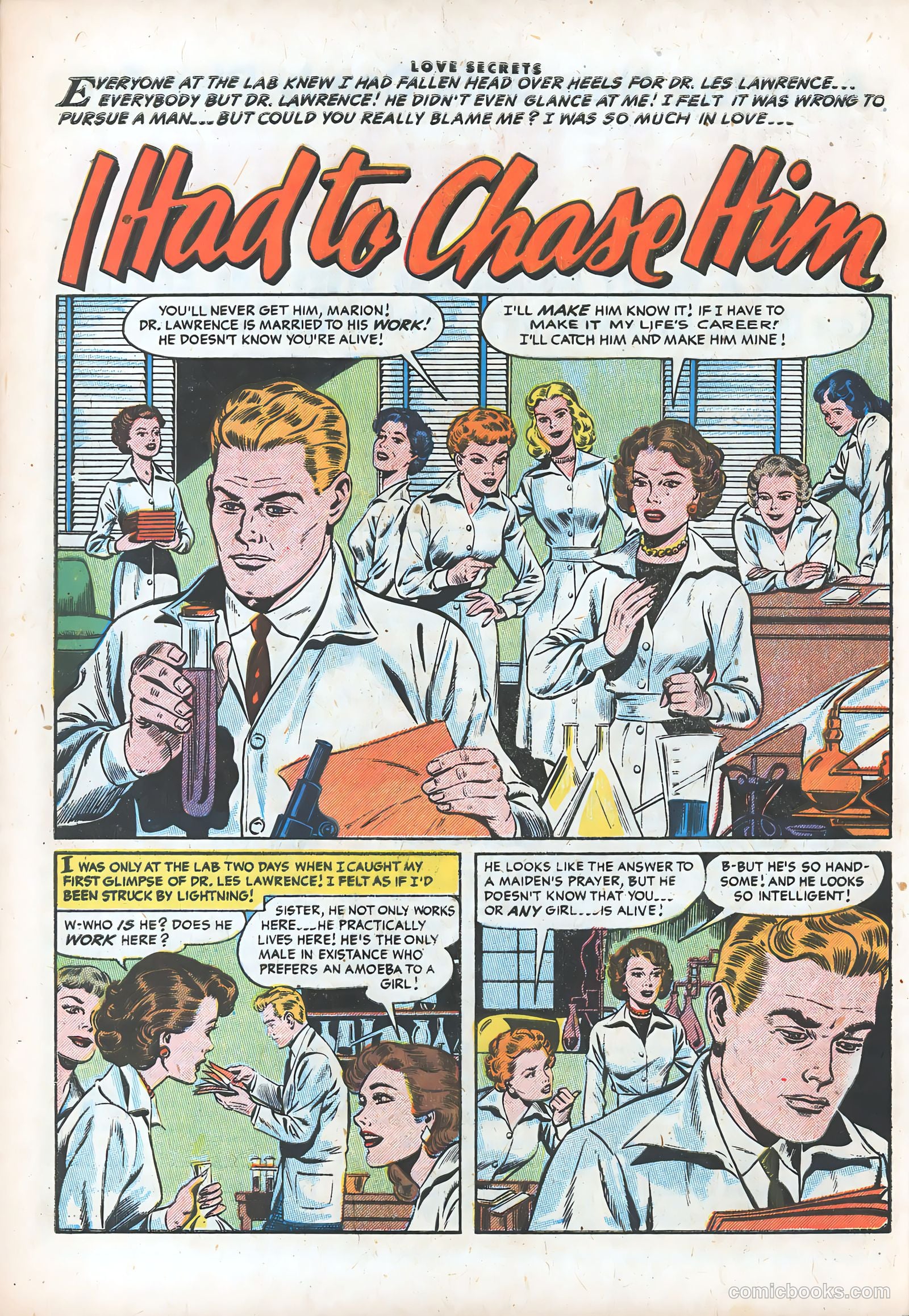 Love Secrets #50 (1956) — page 28 of 37