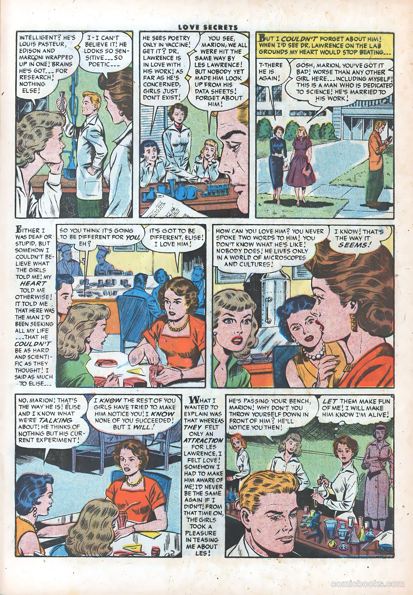 Love Secrets #50 (1956) — page 29 of 37