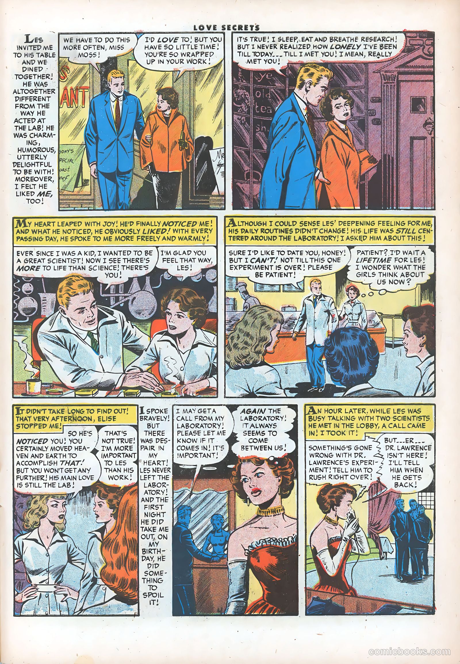 Love Secrets #50 (1956) — page 31 of 37