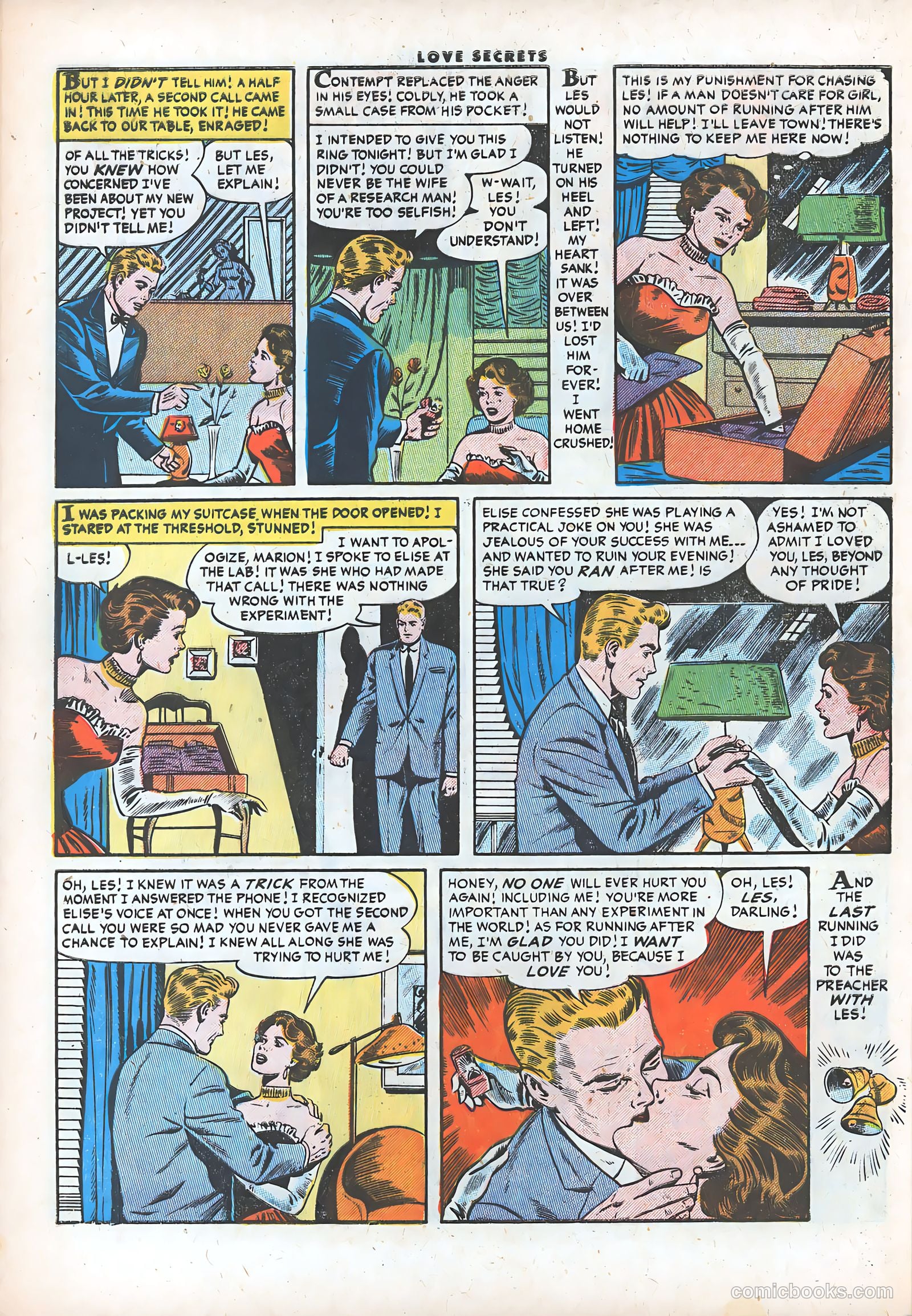 Love Secrets #50 (1956) — page 32 of 37