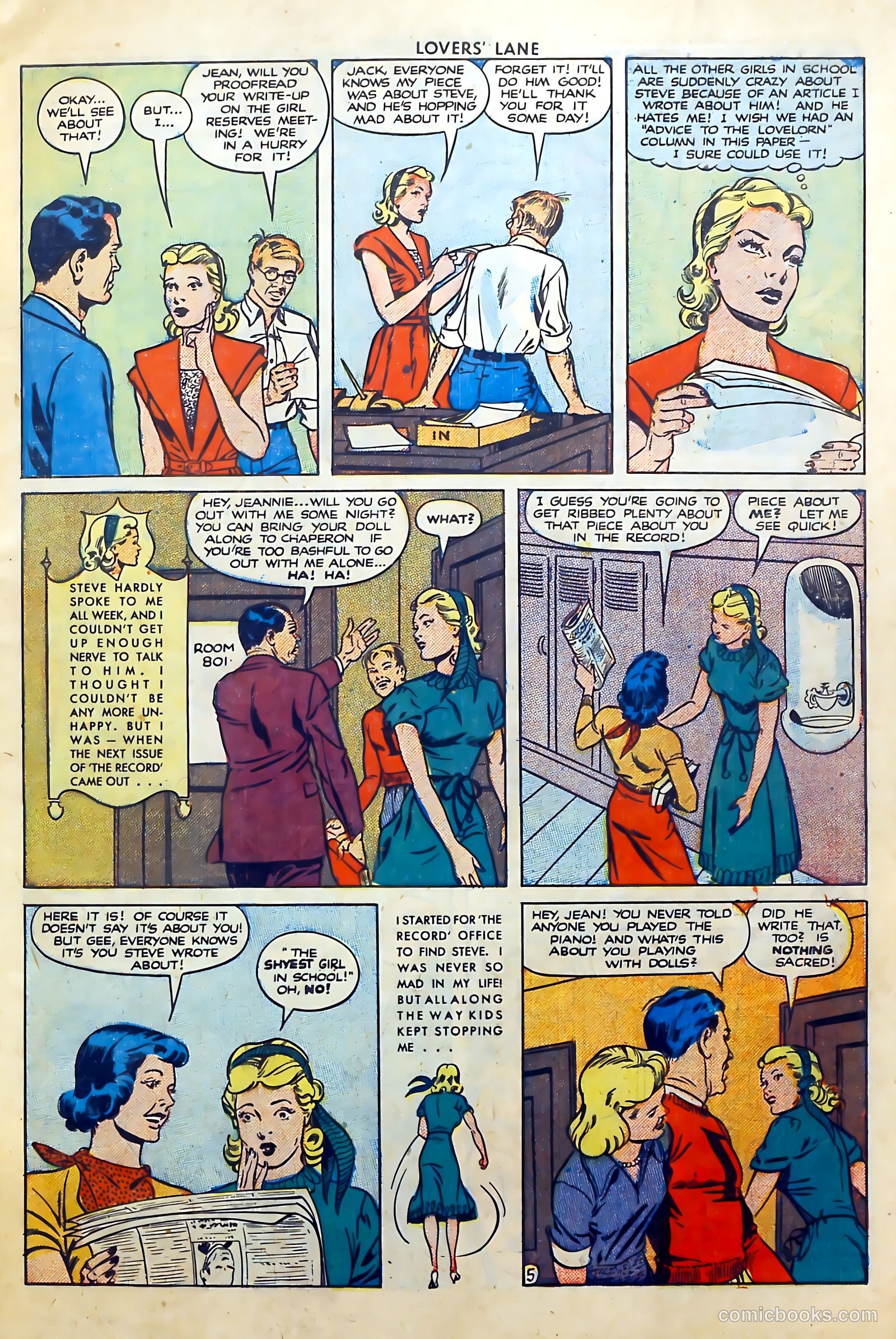 Lovers' Lane #10 (1951) — page 7 of 53
