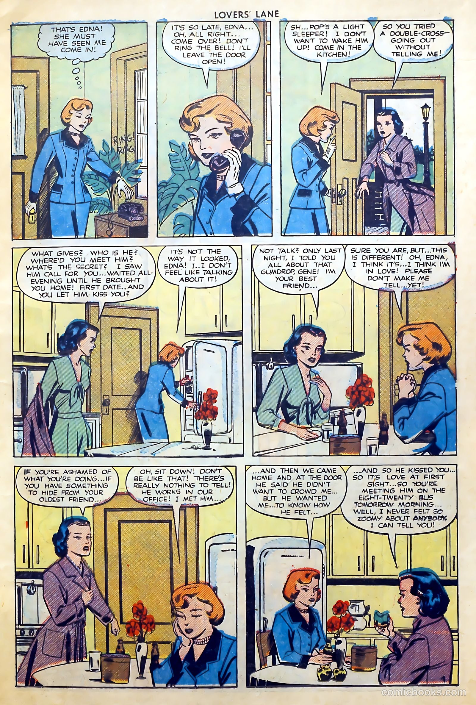 Lovers' Lane #10 (1951) — page 15 of 53