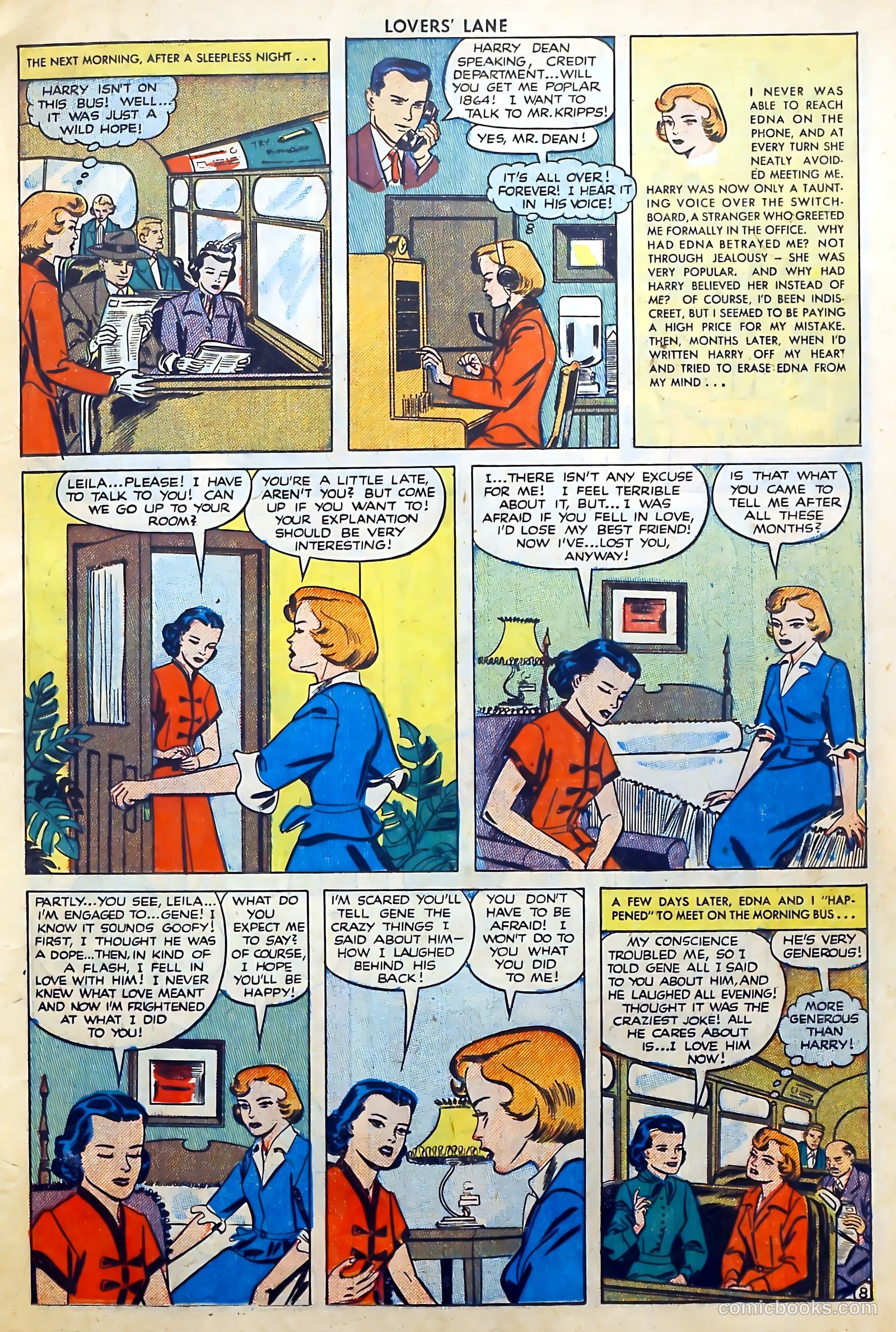 Lovers' Lane #10 (1951) — page 19 of 53