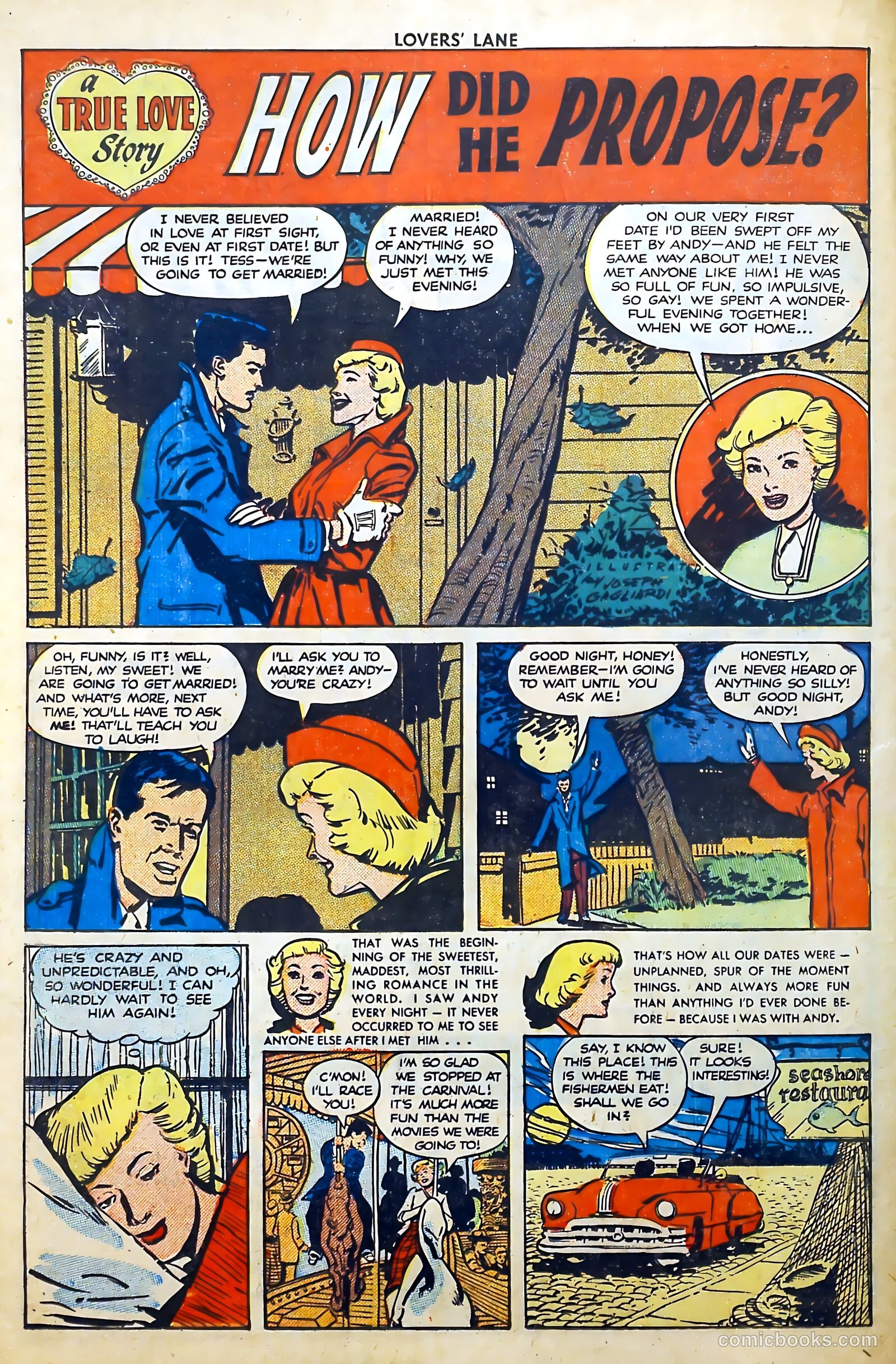 Lovers' Lane #10 (1951) — page 22 of 53