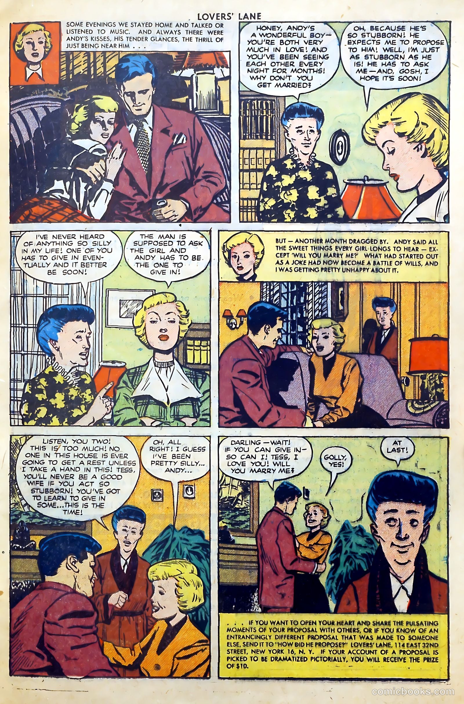 Lovers' Lane #10 (1951) — page 23 of 53