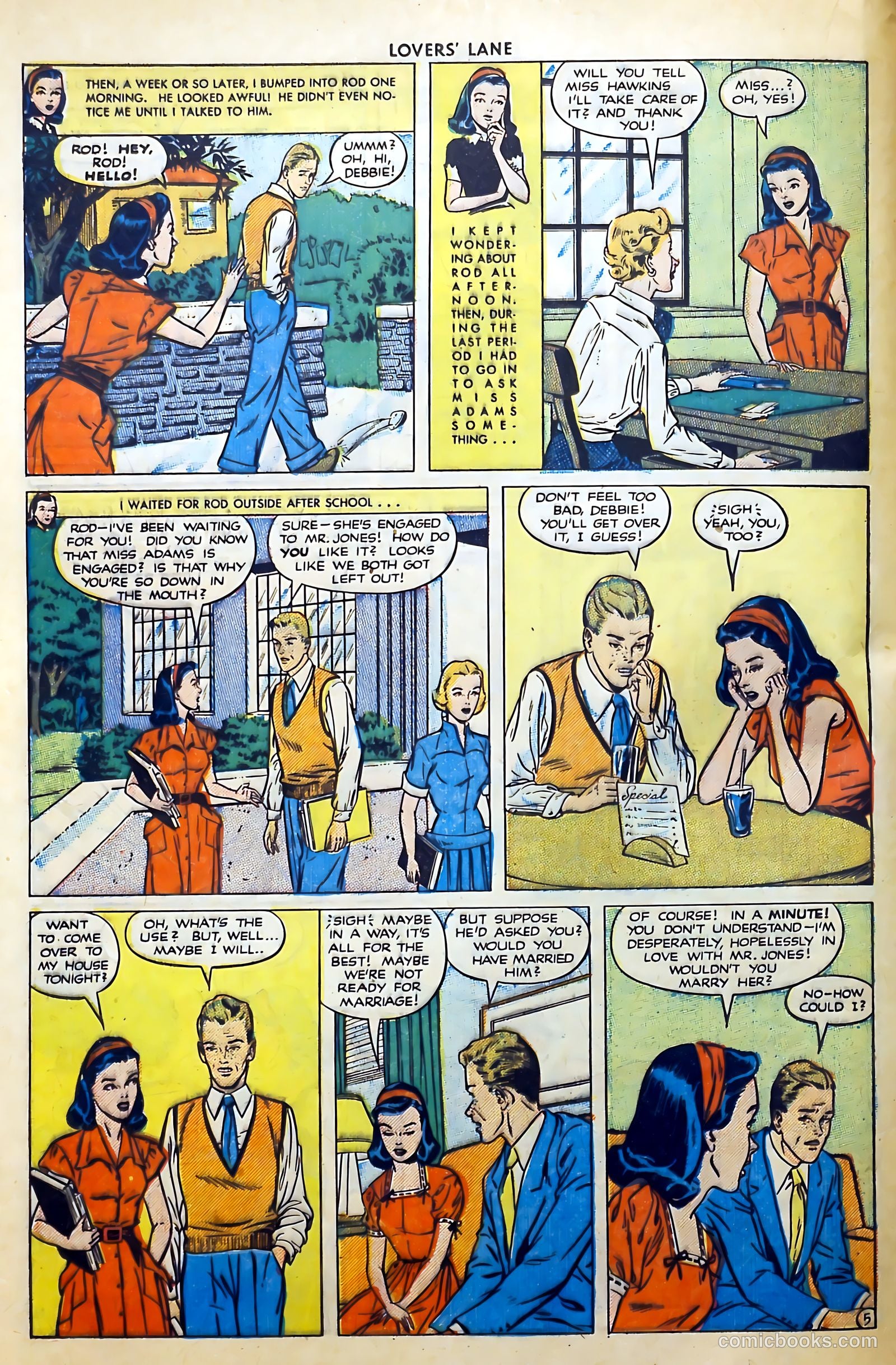 Lovers' Lane #10 (1951) — page 32 of 53