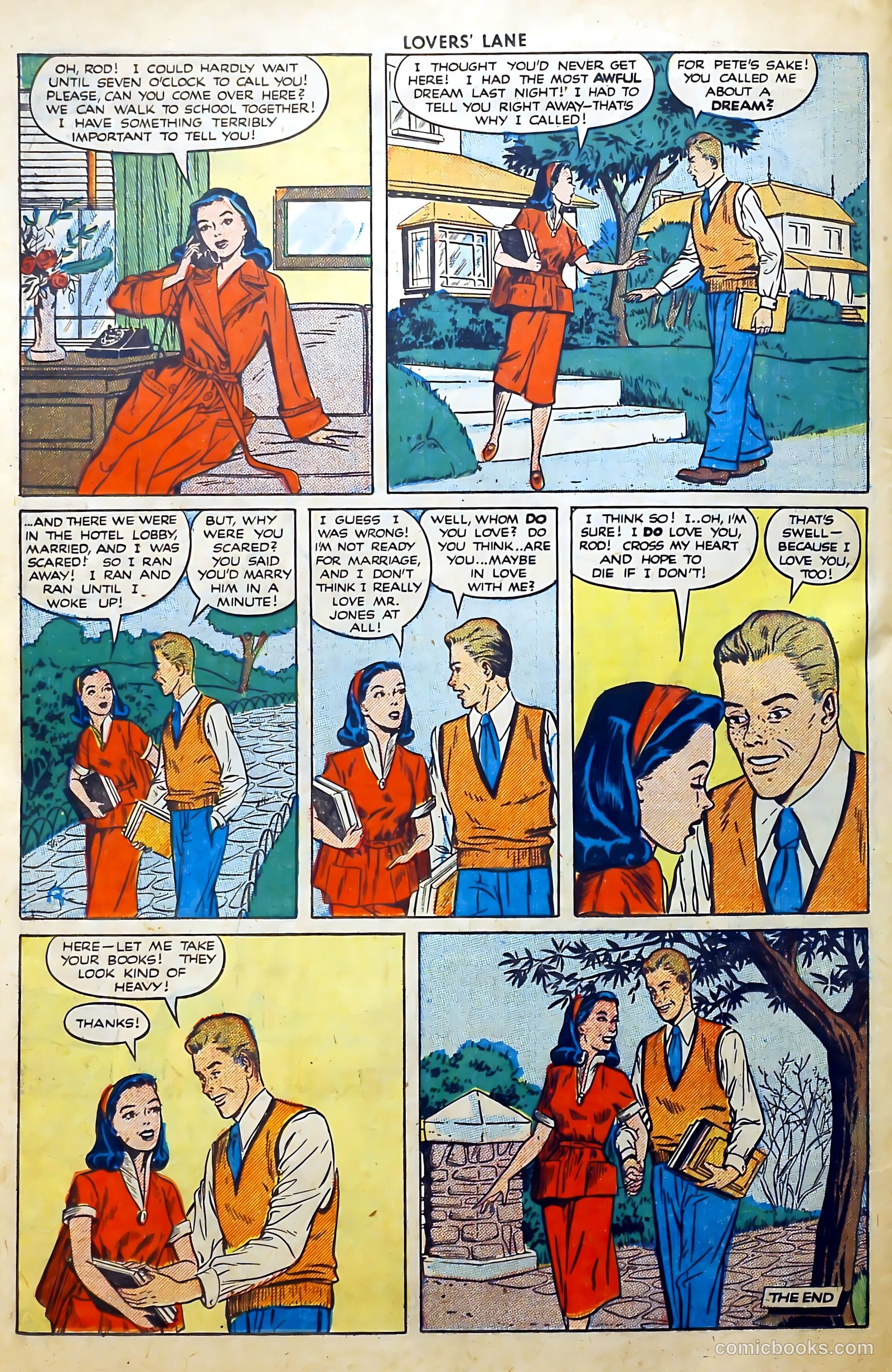 Lovers' Lane #10 (1951) — page 34 of 53