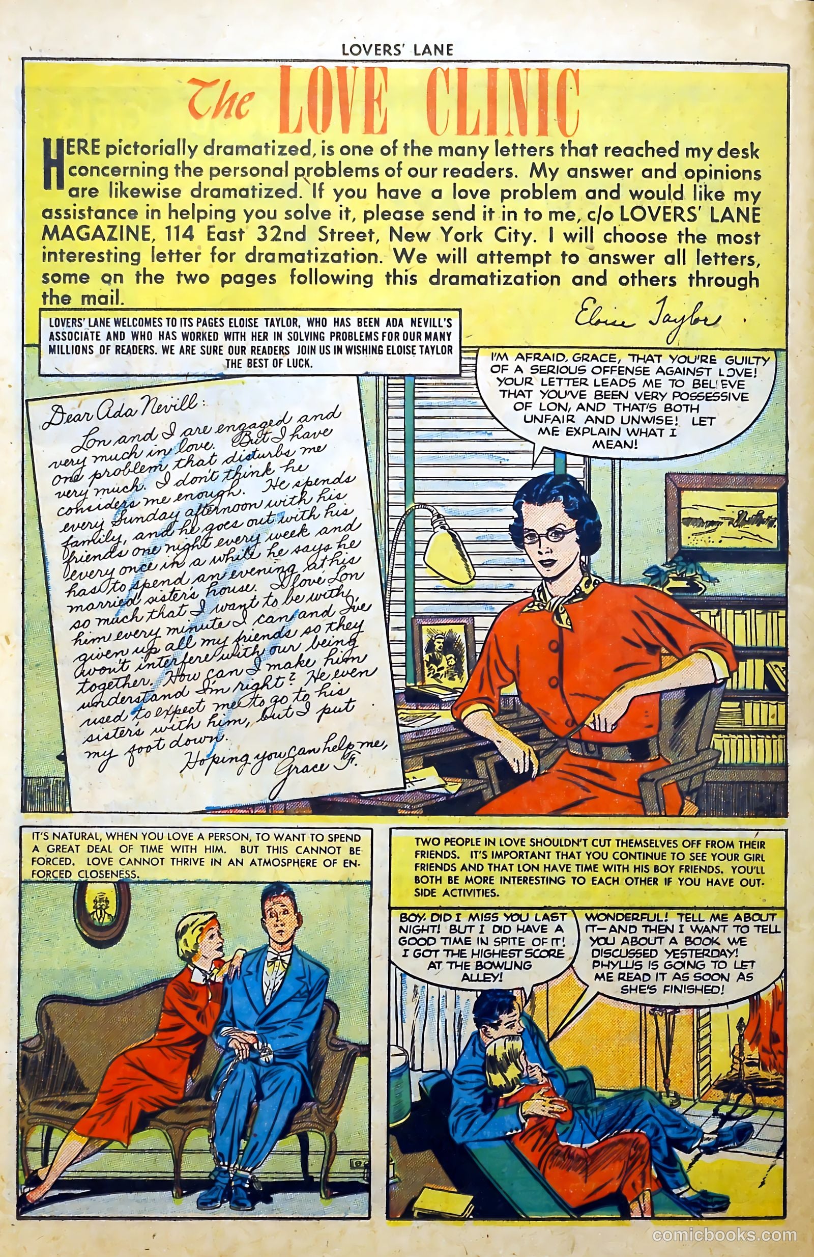 Lovers' Lane #10 (1951) — page 36 of 53