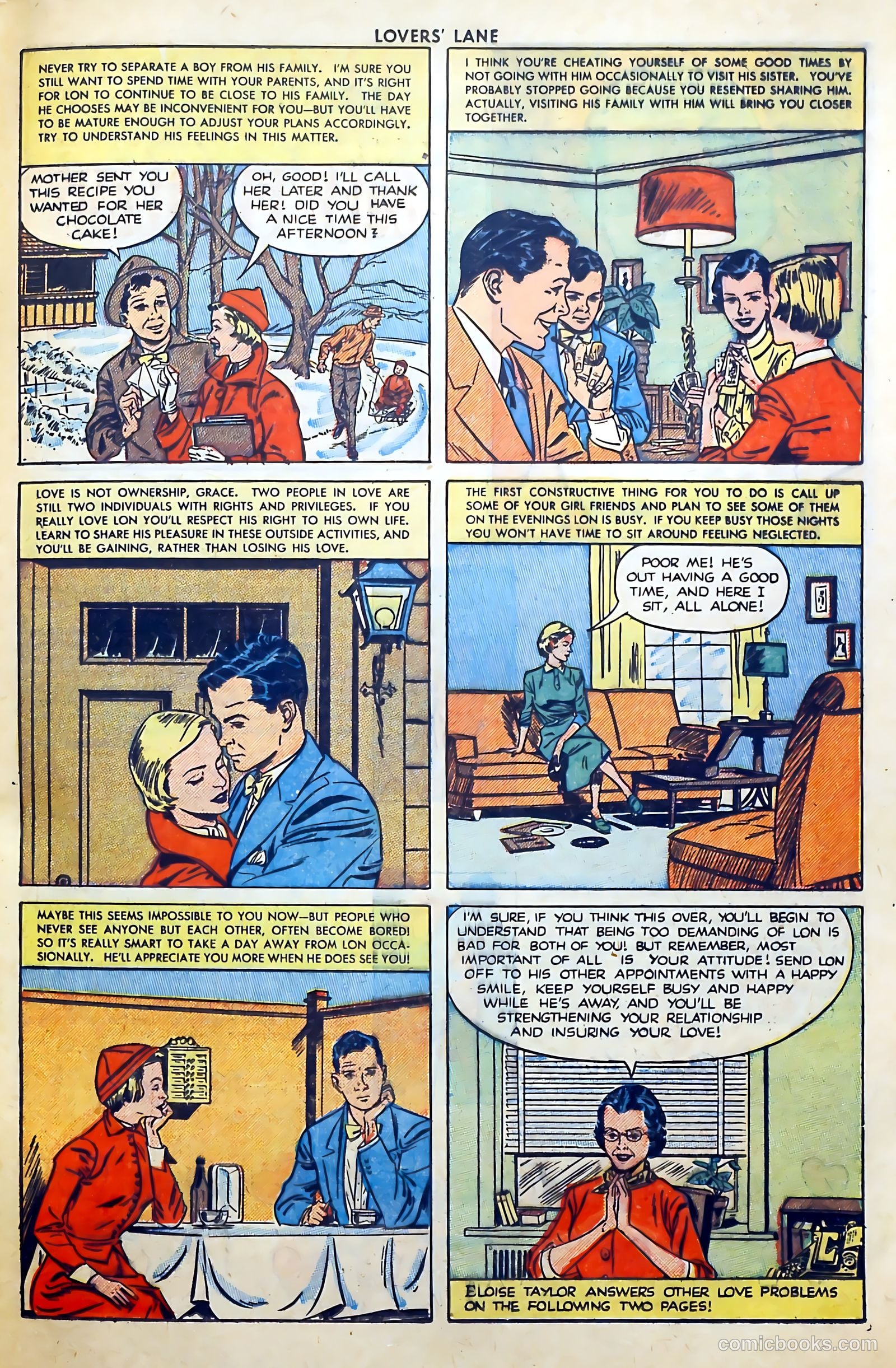 Lovers' Lane #10 (1951) — page 37 of 53