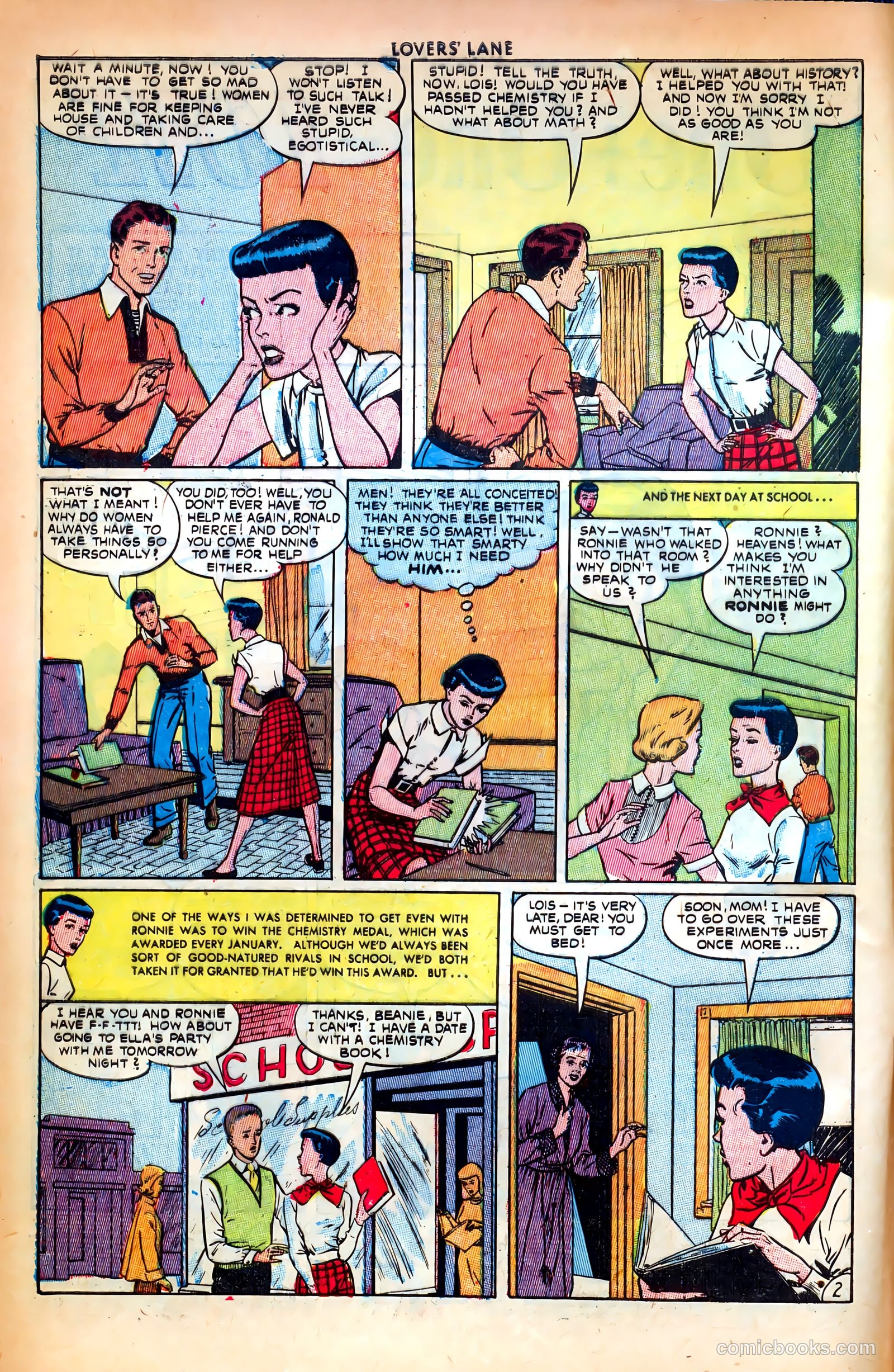 Lovers' Lane #14 (1951, Lev Gleason Publications, Inc.) — page 4 of 52