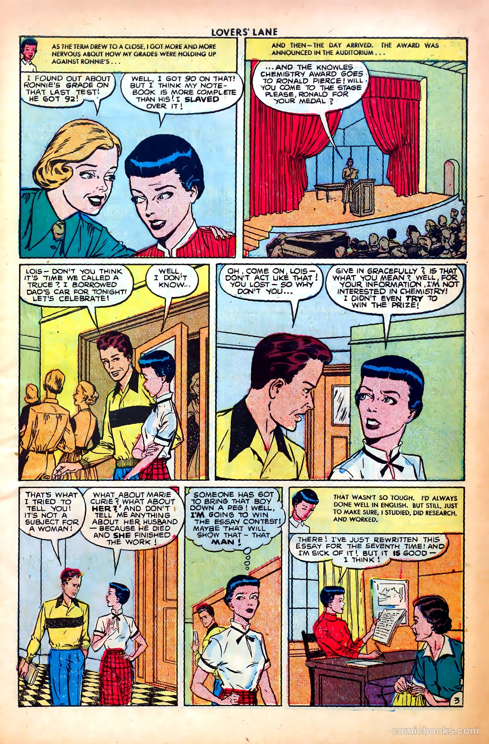 Lovers' Lane #14 (1951, Lev Gleason Publications, Inc.) — page 5 of 52