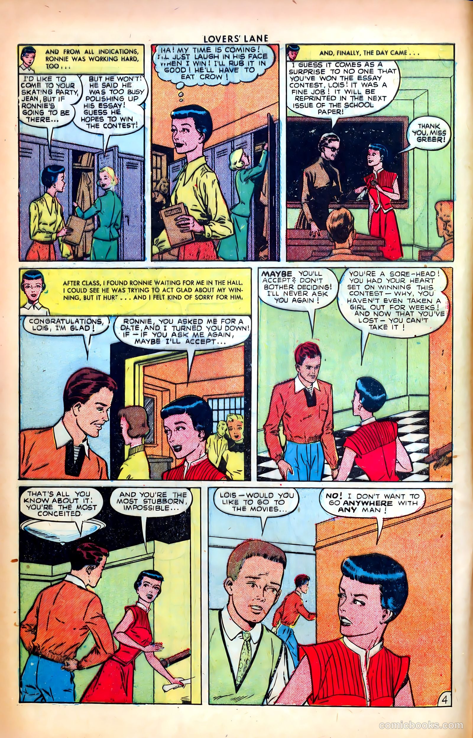 Lovers' Lane #14 (1951, Lev Gleason Publications, Inc.) — page 6 of 52