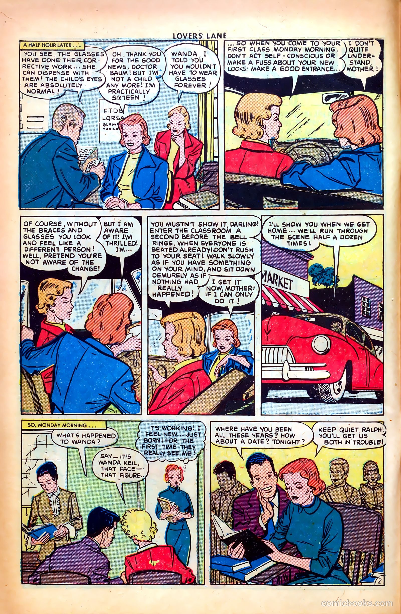 Lovers' Lane #14 (1951, Lev Gleason Publications, Inc.) — page 12 of 52