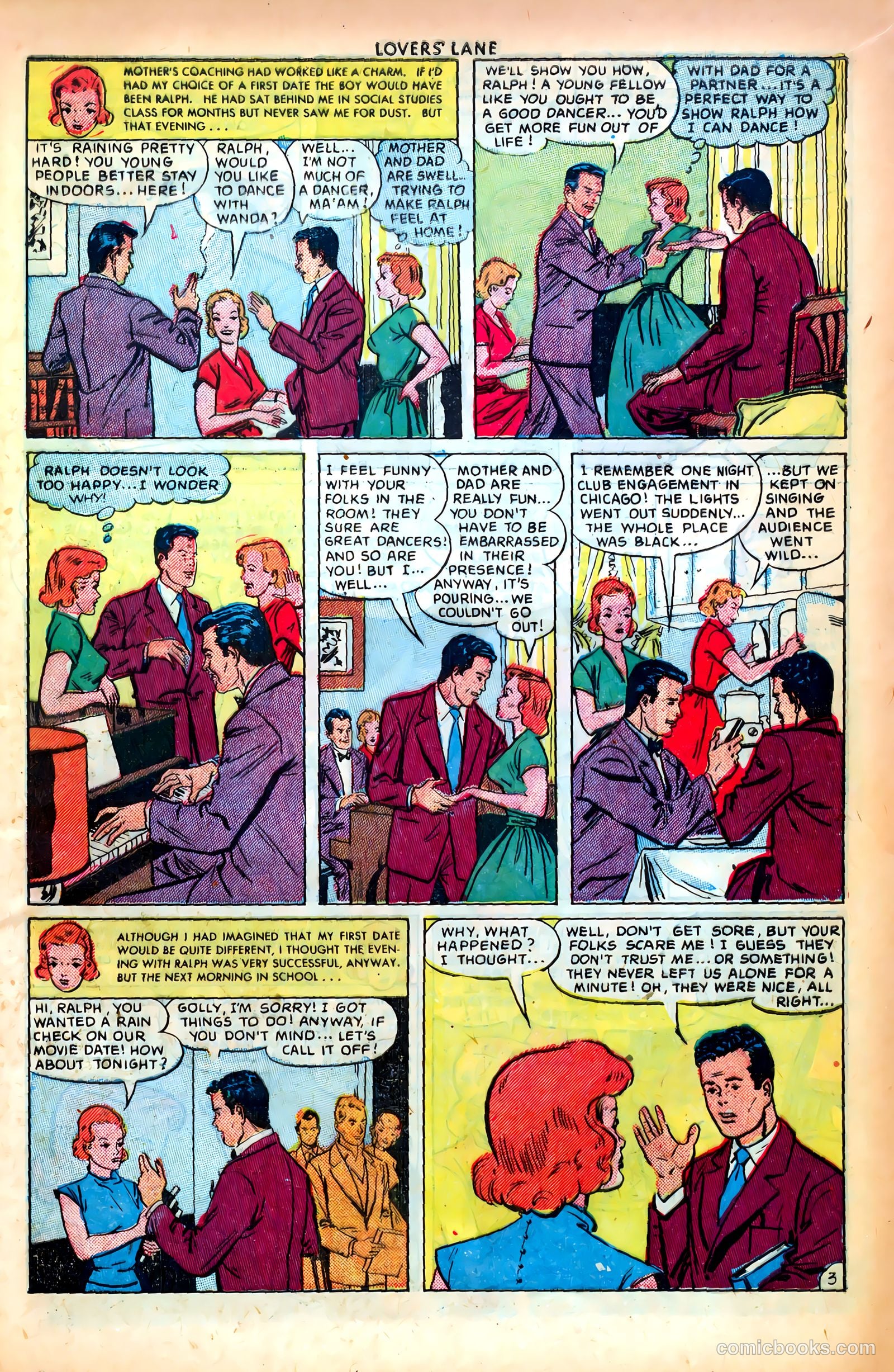 Lovers' Lane #14 (1951, Lev Gleason Publications, Inc.) — page 13 of 52