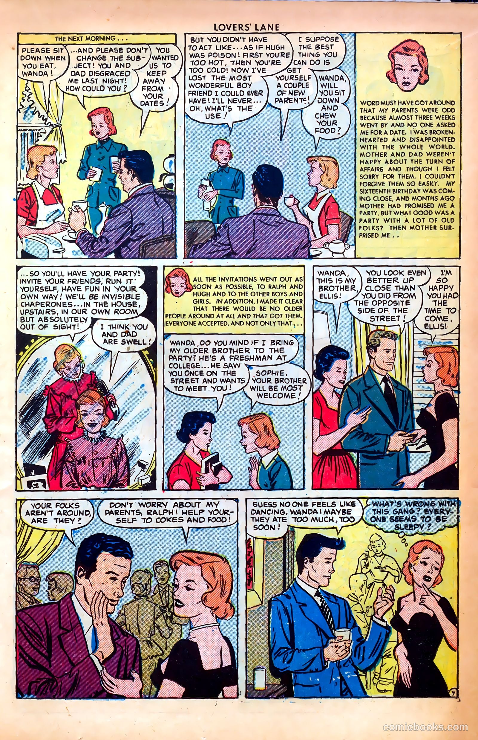 Lovers' Lane #14 (1951, Lev Gleason Publications, Inc.) — page 17 of 52