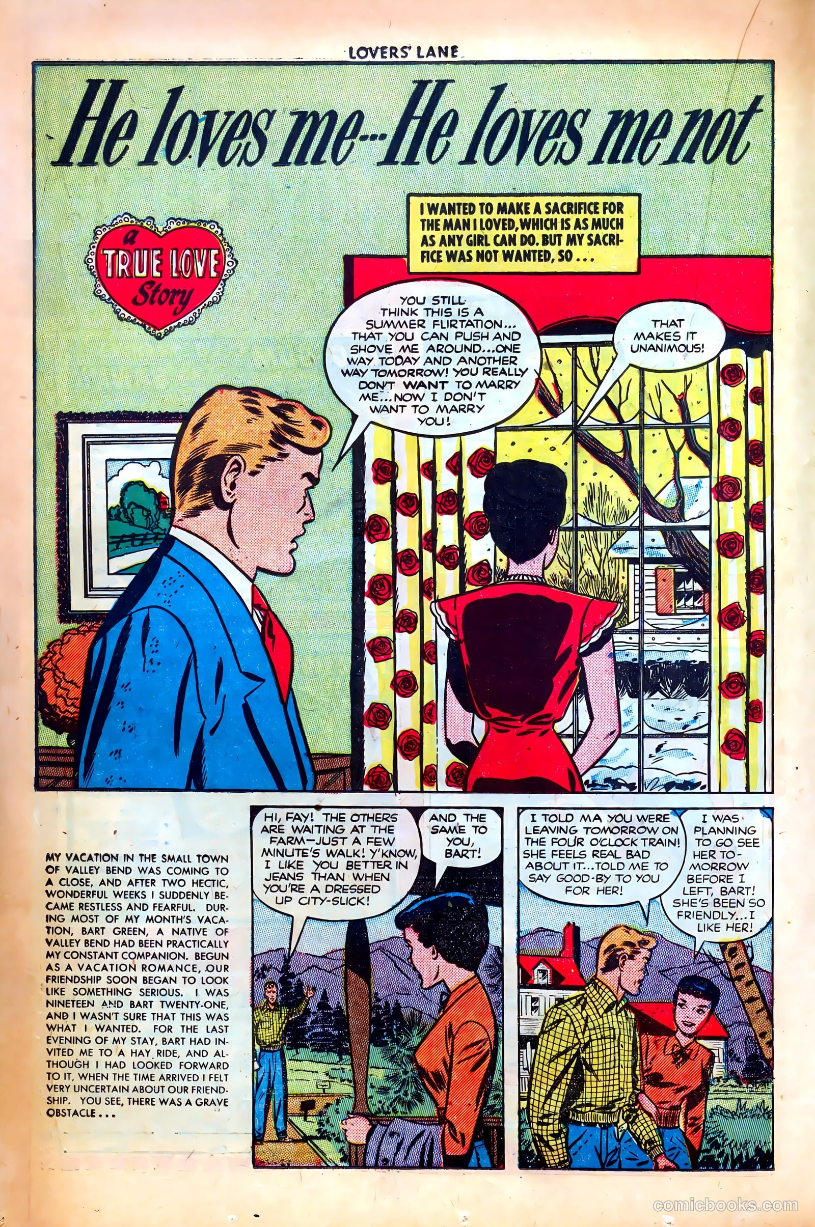 Lovers' Lane #14 (1951, Lev Gleason Publications, Inc.) — page 26 of 52