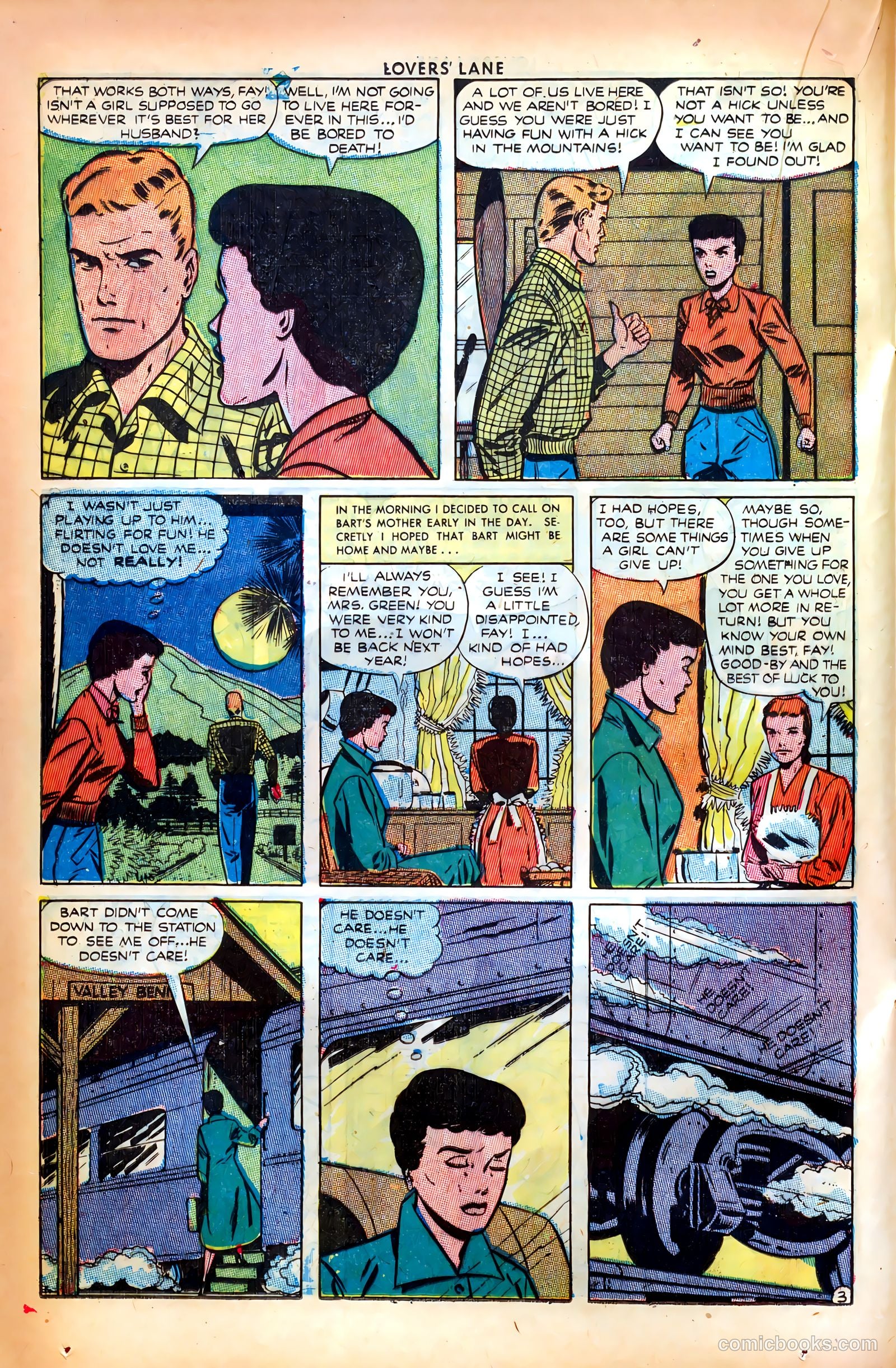 Lovers' Lane #14 (1951, Lev Gleason Publications, Inc.) — page 28 of 52
