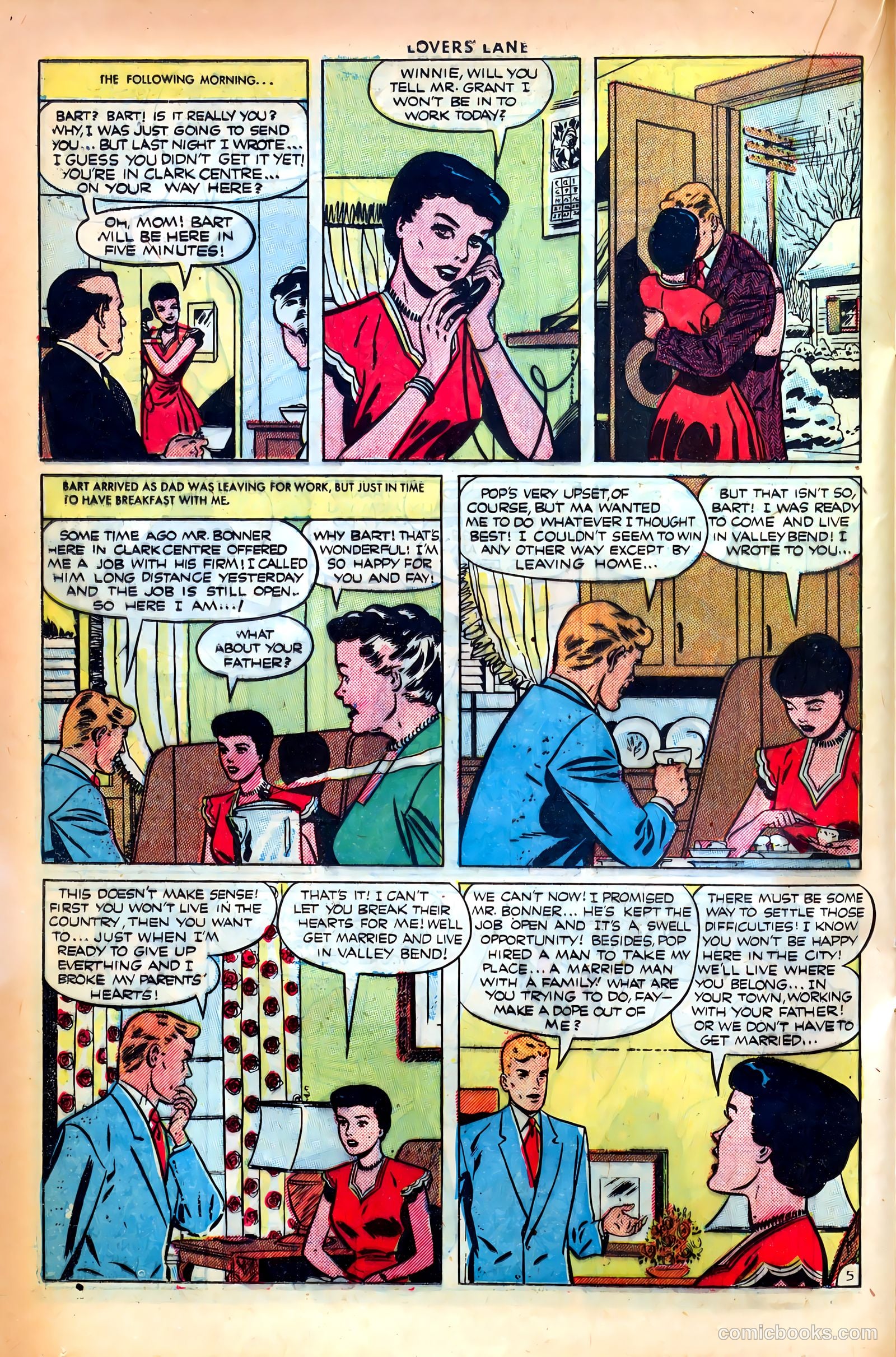 Lovers' Lane #14 (1951, Lev Gleason Publications, Inc.) — page 30 of 52