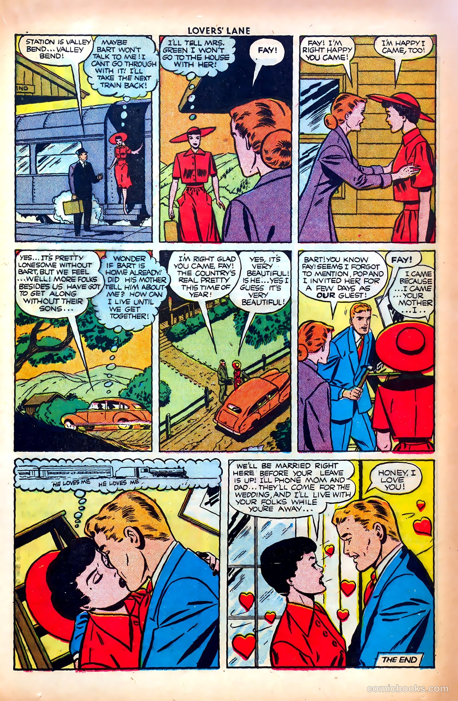 Lovers' Lane #14 (1951, Lev Gleason Publications, Inc.) — page 33 of 52