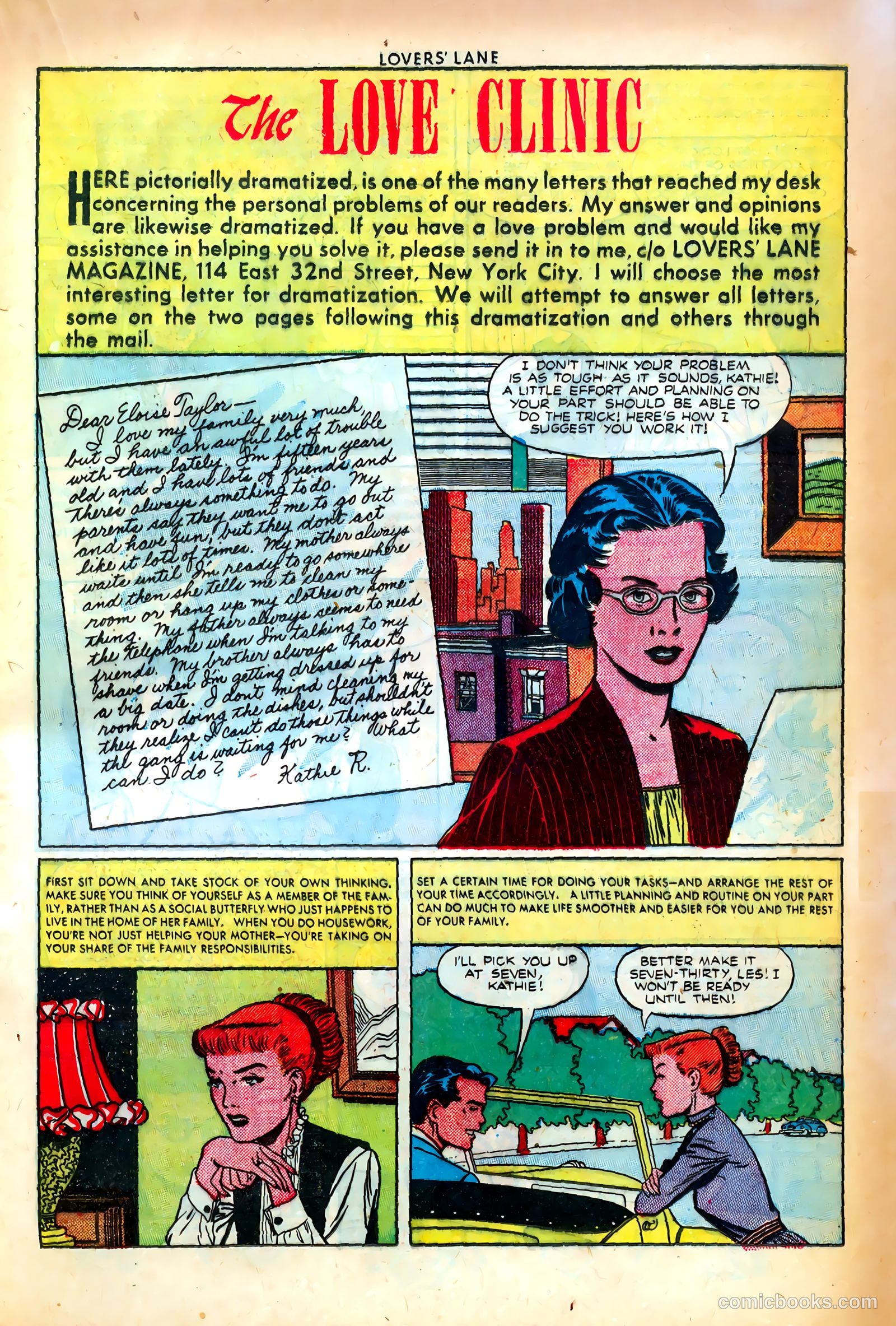 Lovers' Lane #14 (1951, Lev Gleason Publications, Inc.) — page 35 of 52