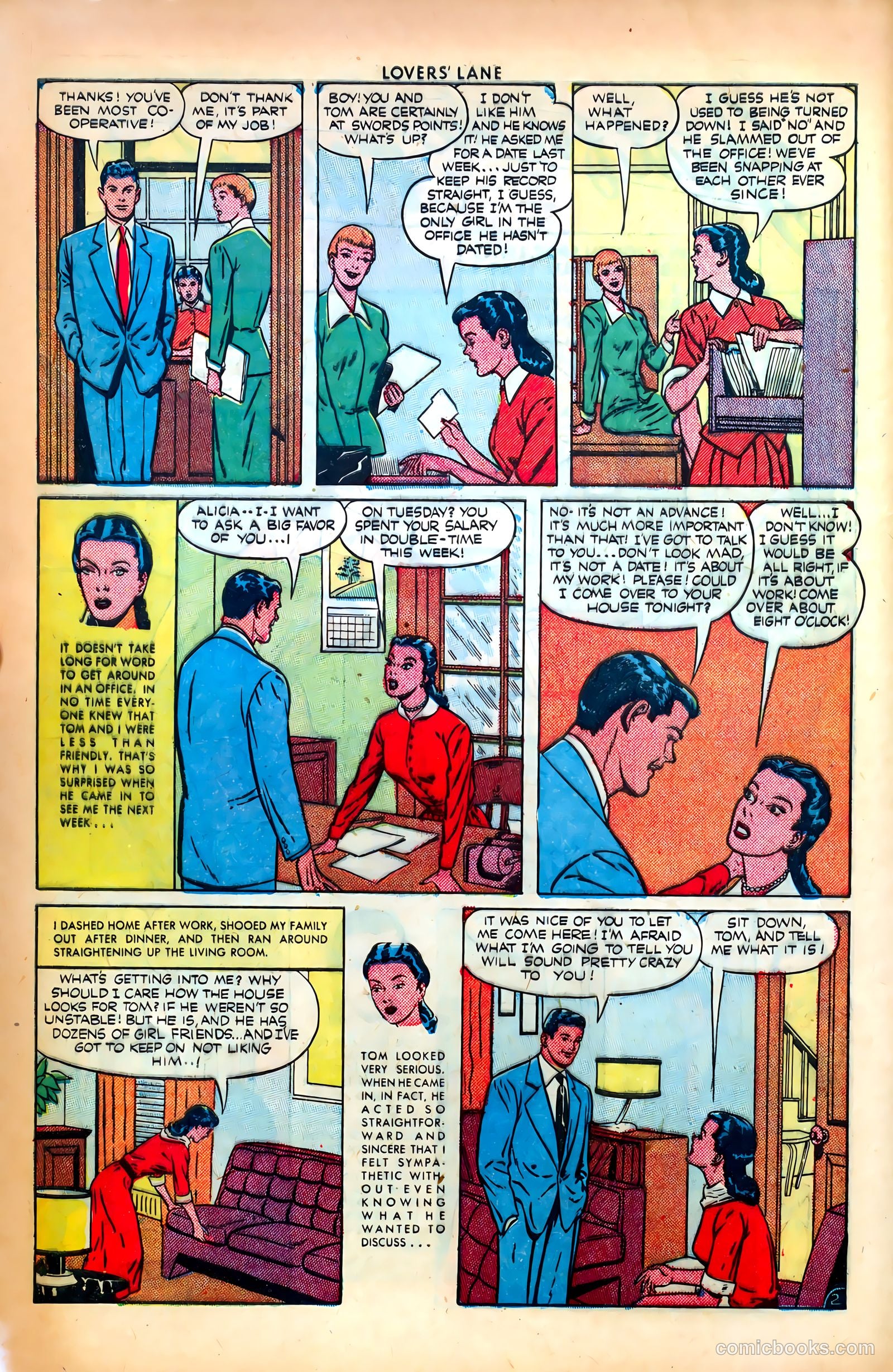 Lovers' Lane #14 (1951, Lev Gleason Publications, Inc.) — page 42 of 52