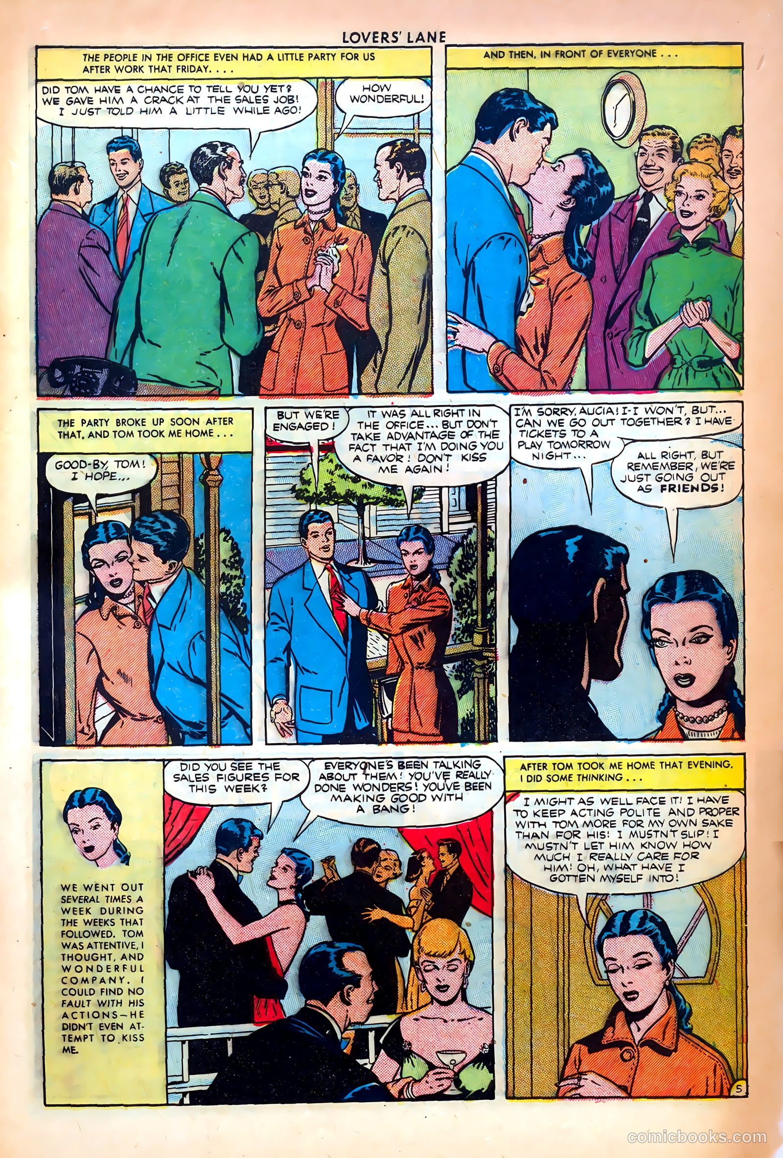 Lovers' Lane #14 (1951, Lev Gleason Publications, Inc.) — page 45 of 52