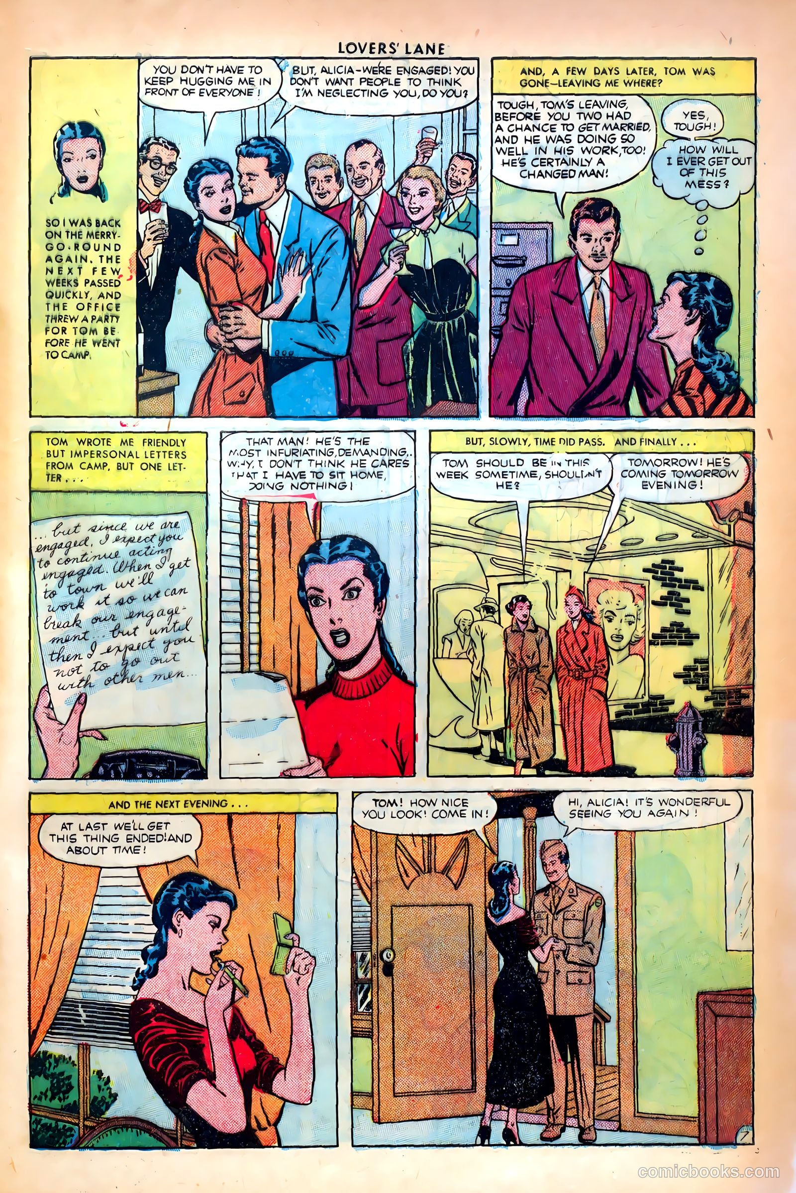Lovers' Lane #14 (1951, Lev Gleason Publications, Inc.) — page 47 of 52