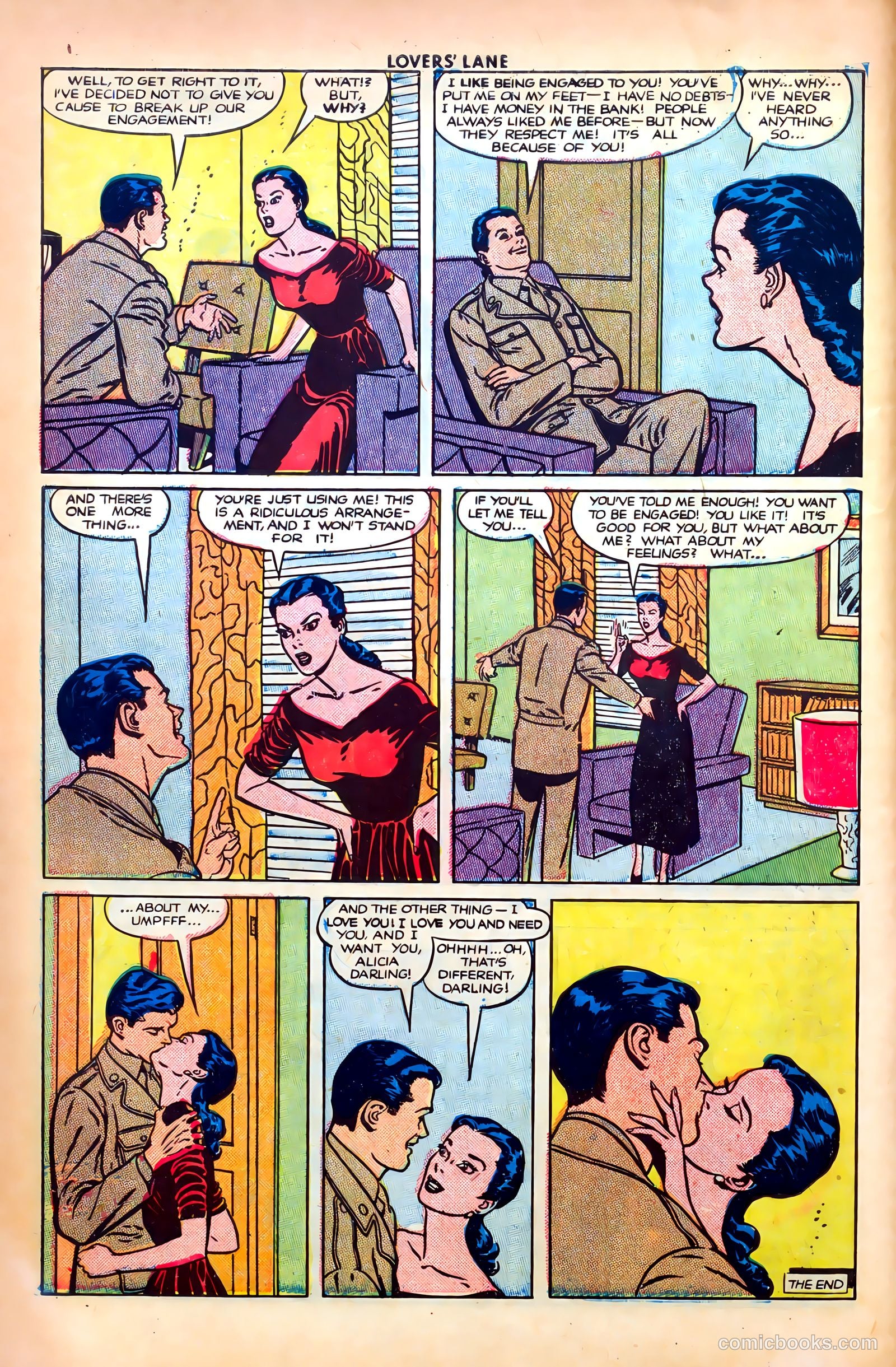 Lovers' Lane #14 (1951, Lev Gleason Publications, Inc.) — page 48 of 52