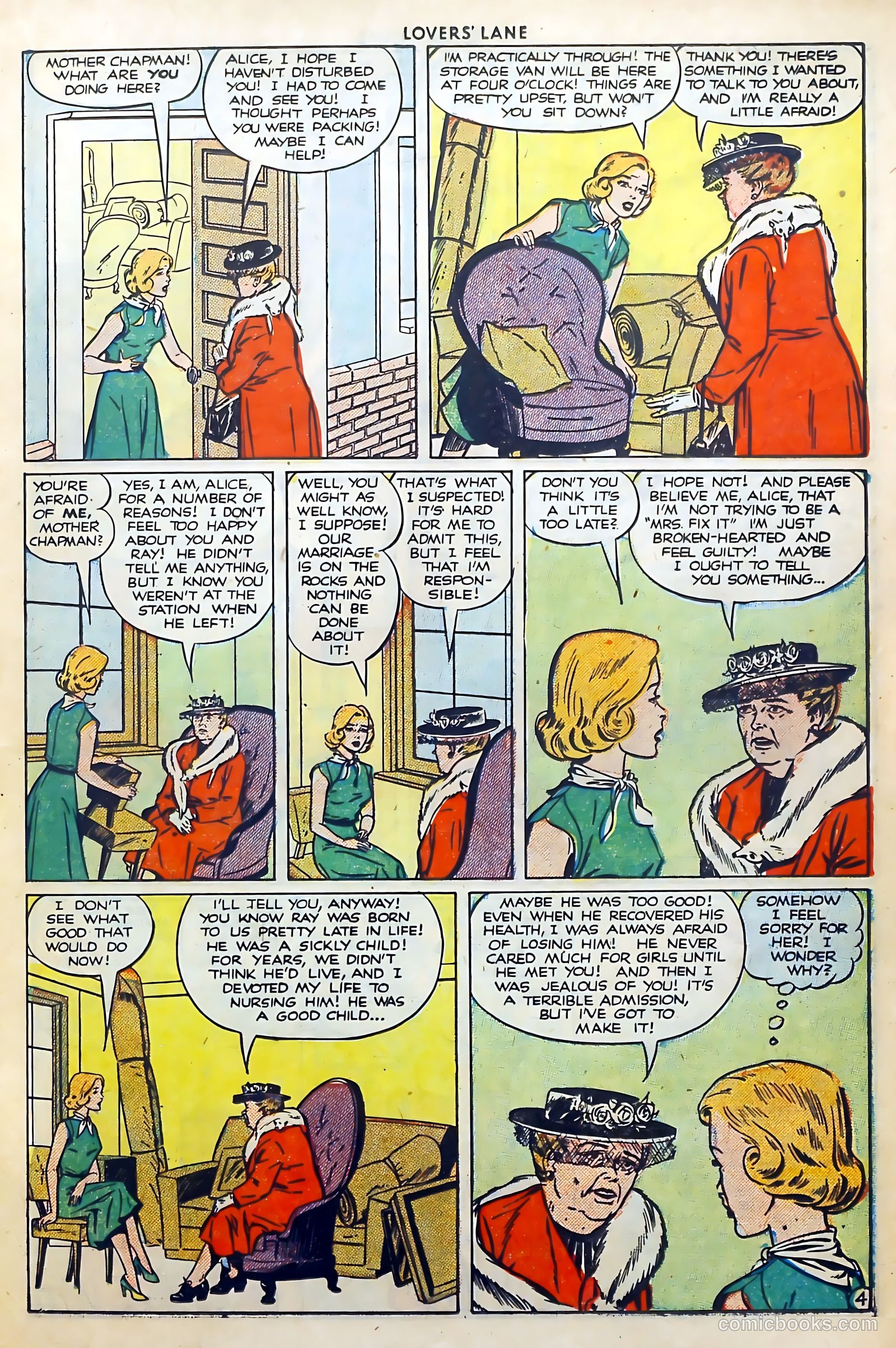 Lovers' Lane #16 (1951) — page 19 of 53