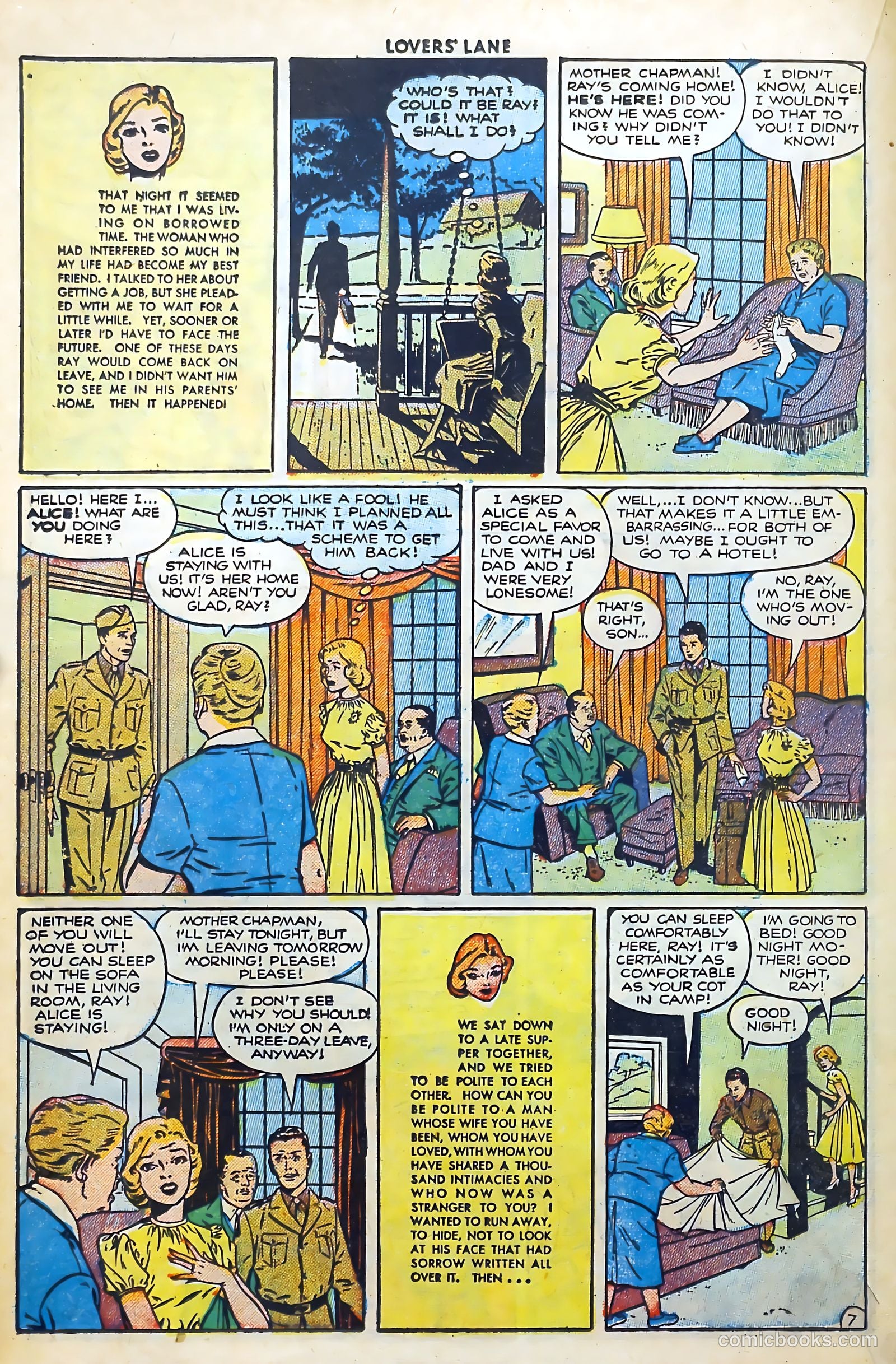 Lovers' Lane #16 (1951) — page 22 of 53