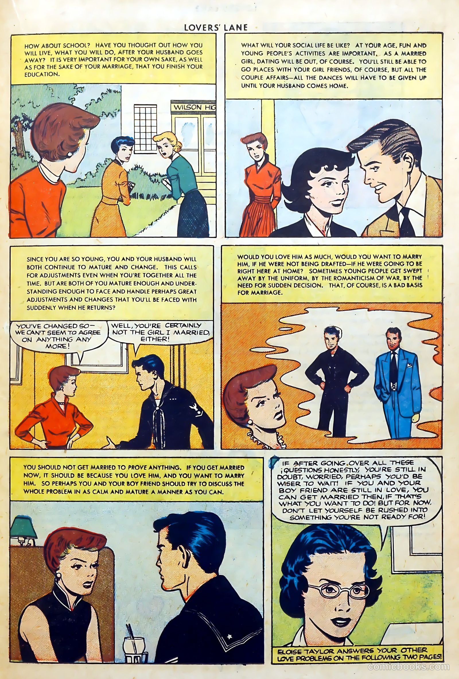 Lovers' Lane #16 (1951) — page 27 of 53