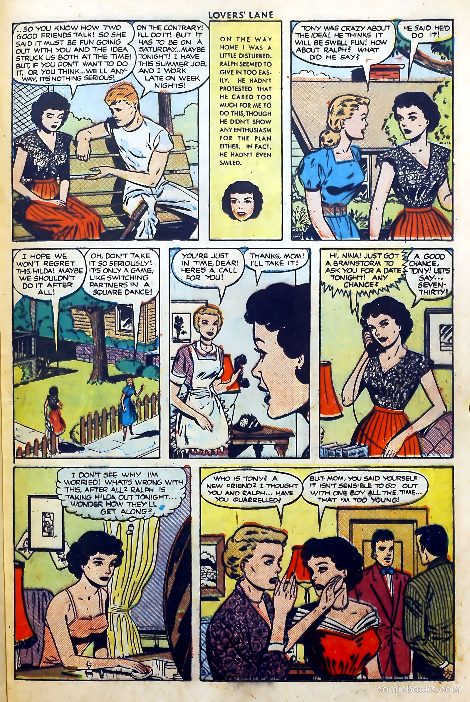 Lovers' Lane #16 (1951) — page 35 of 53