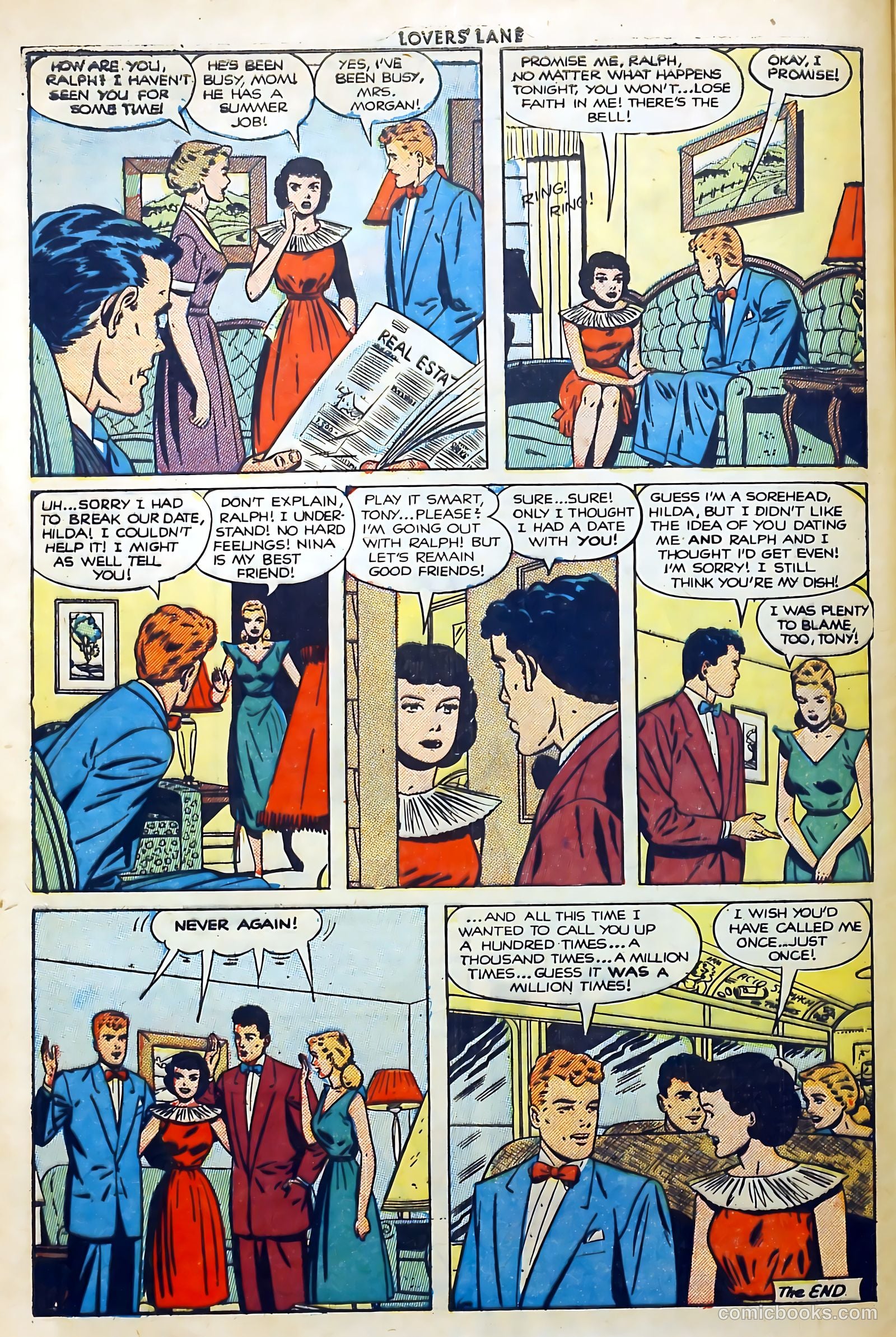 Lovers' Lane #16 (1951) — page 40 of 53