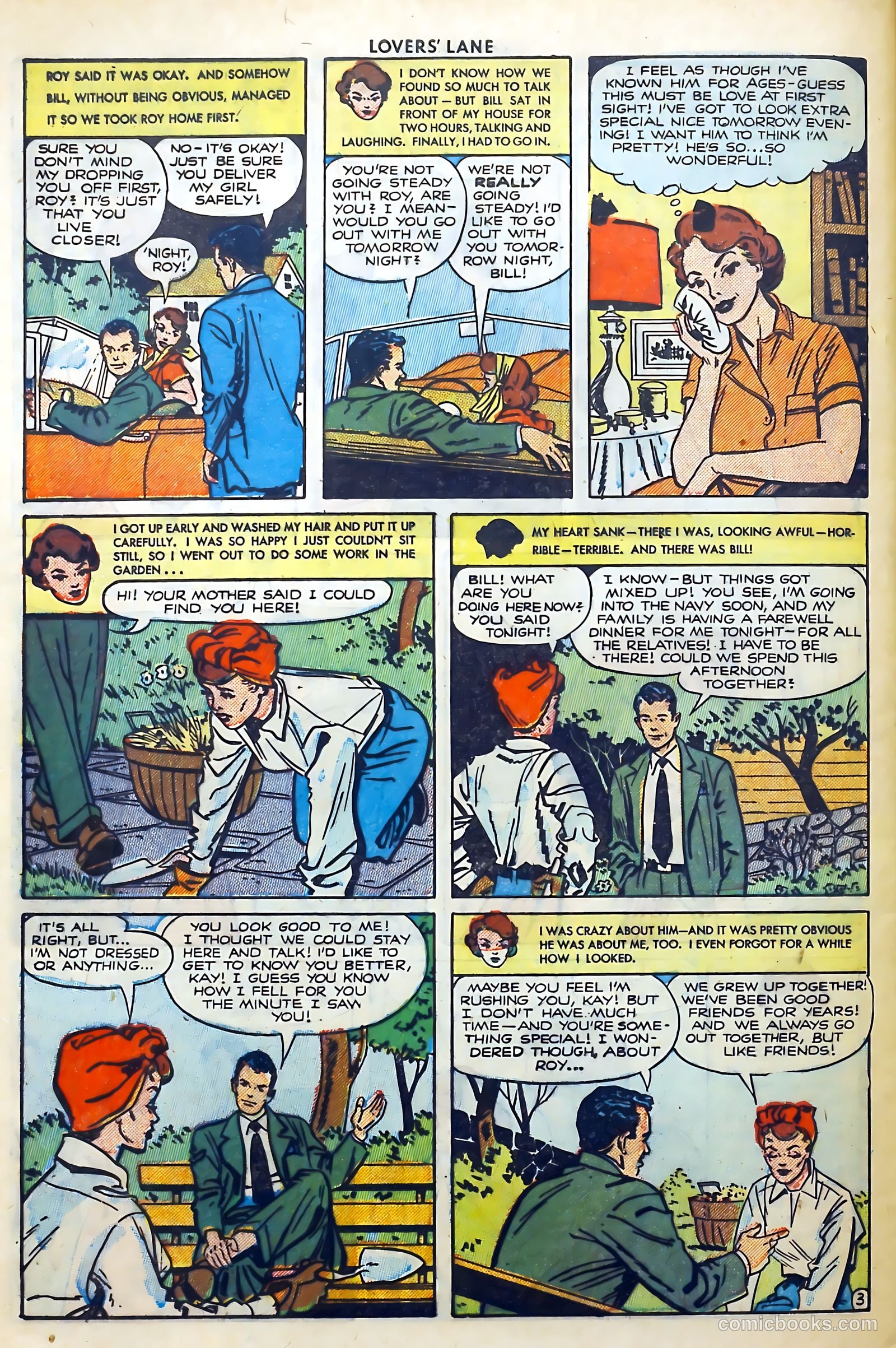 Lovers' Lane #16 (1951) — page 44 of 53