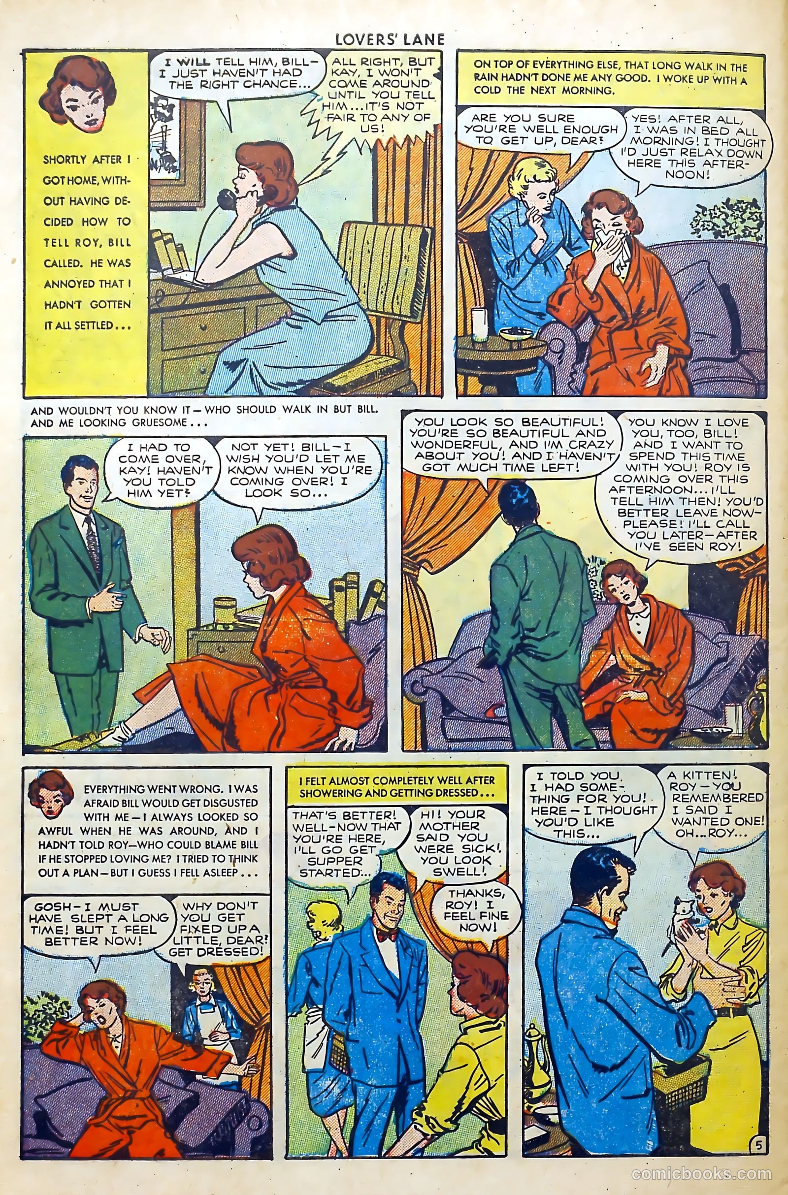 Lovers' Lane #16 (1951) — page 46 of 53