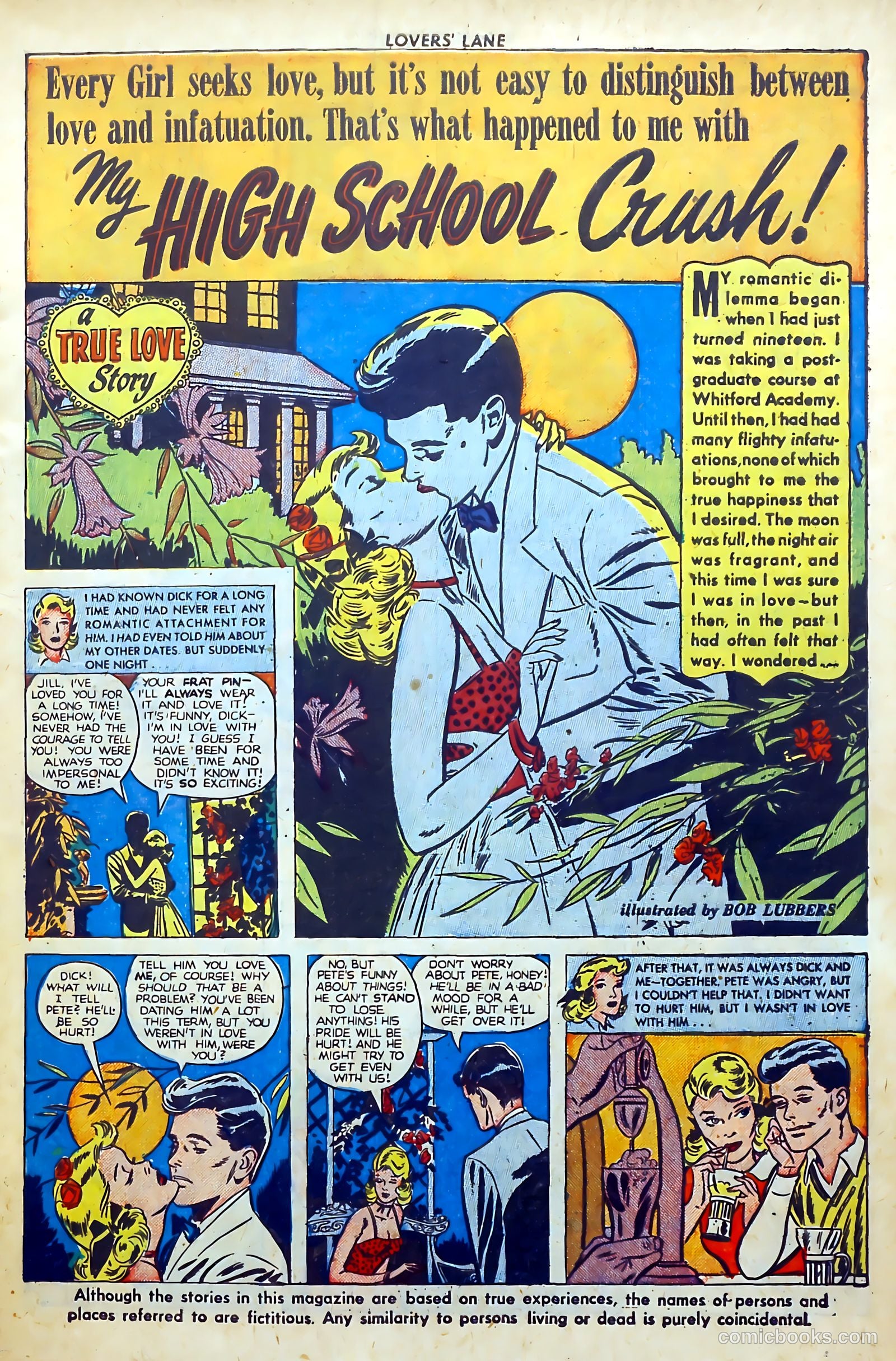 Lovers' Lane #2 (1949, Lev Gleason Publications, Inc.) — page 3 of 54