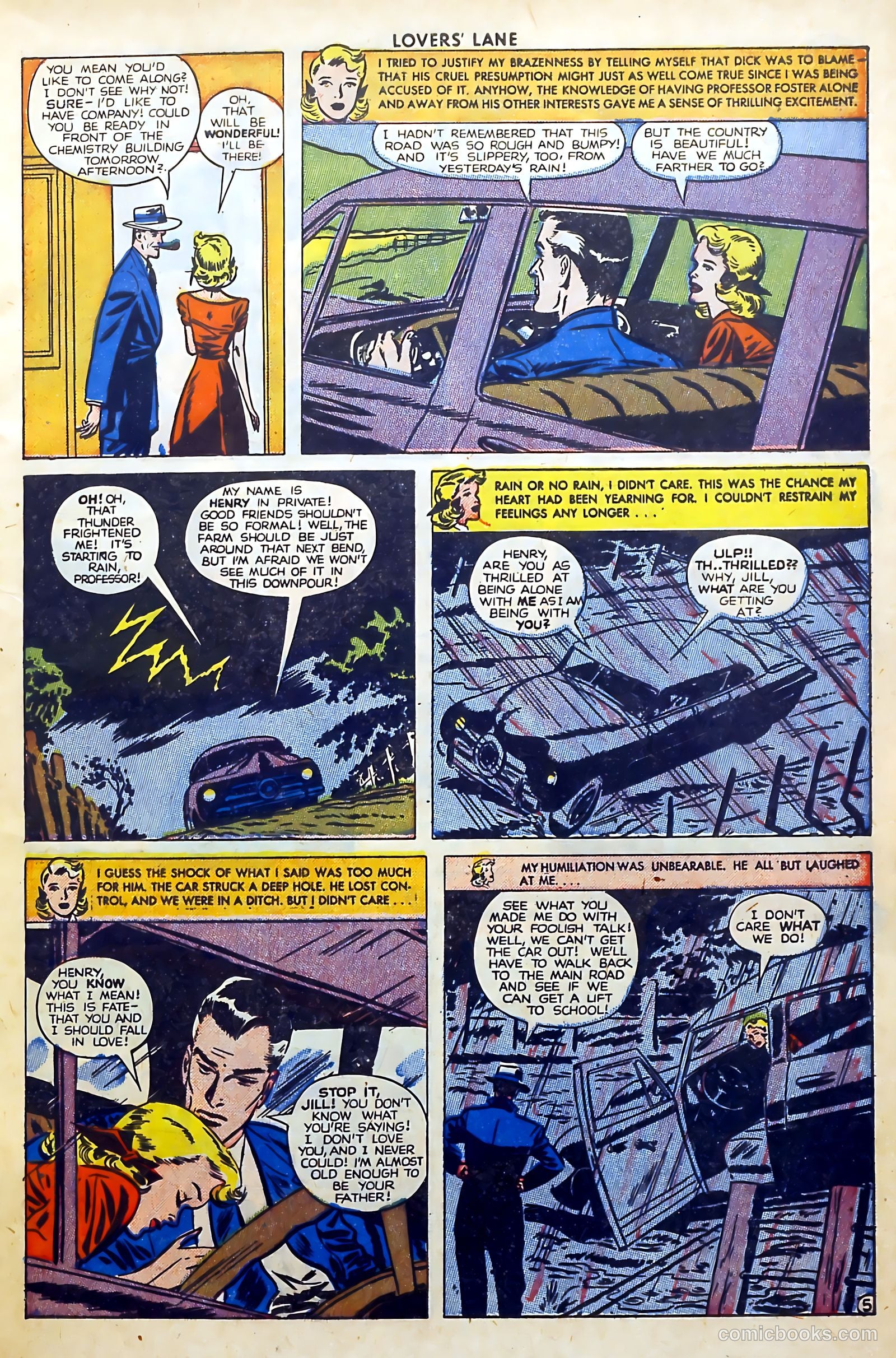 Lovers' Lane #2 (1949, Lev Gleason Publications, Inc.) — page 7 of 54