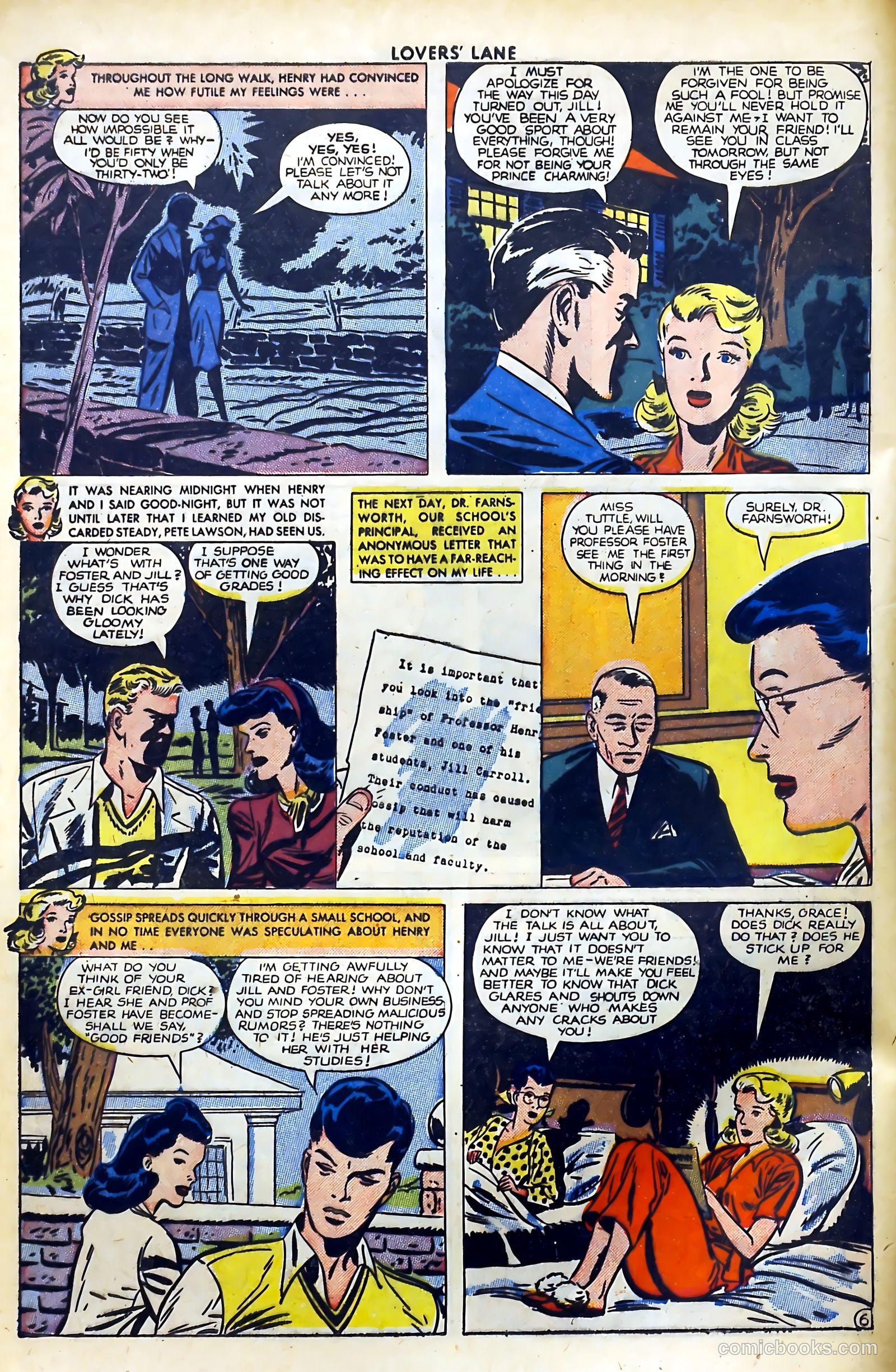 Lovers' Lane #2 (1949, Lev Gleason Publications, Inc.) — page 8 of 54