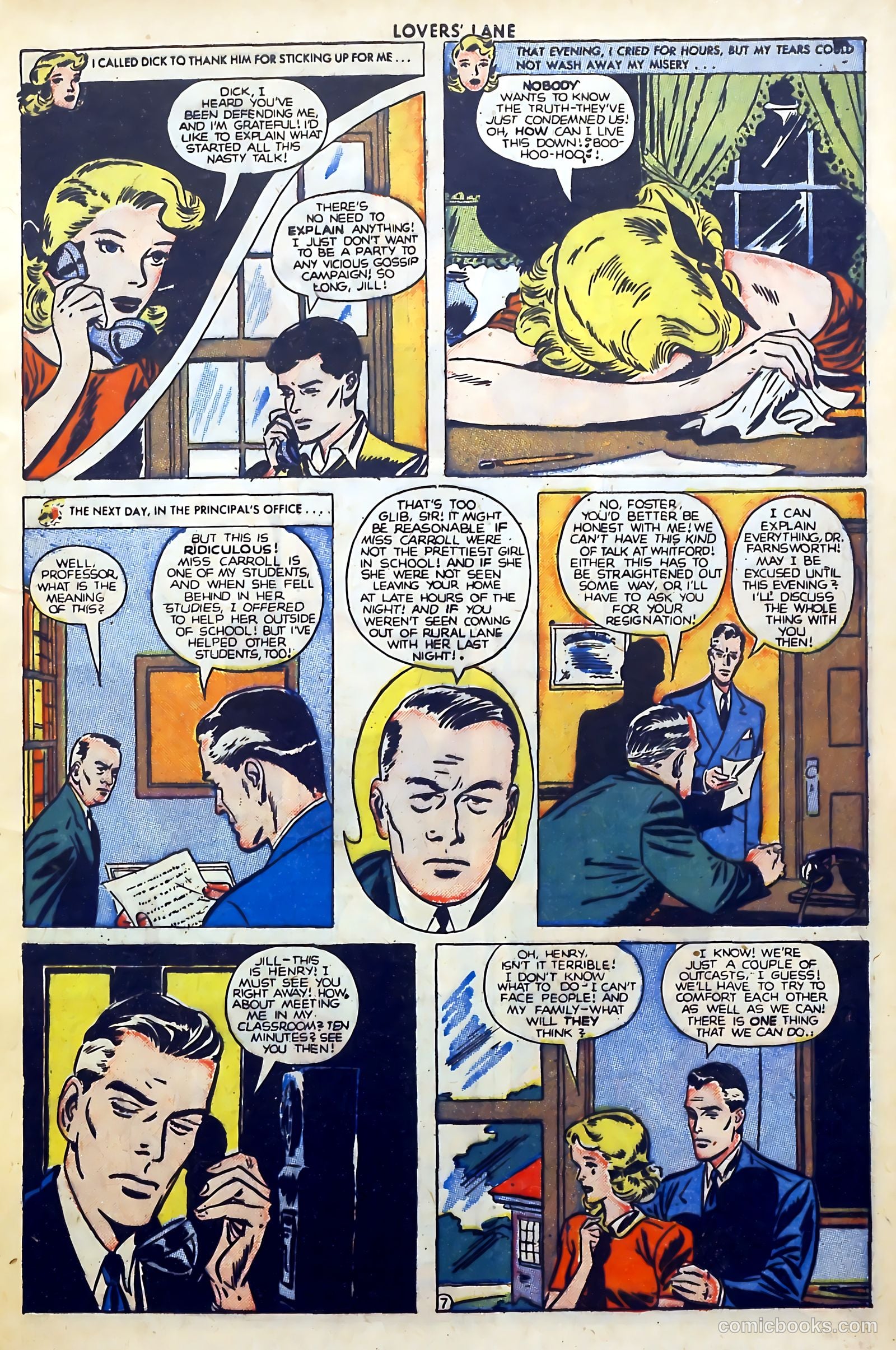 Lovers' Lane #2 (1949, Lev Gleason Publications, Inc.) — page 9 of 54