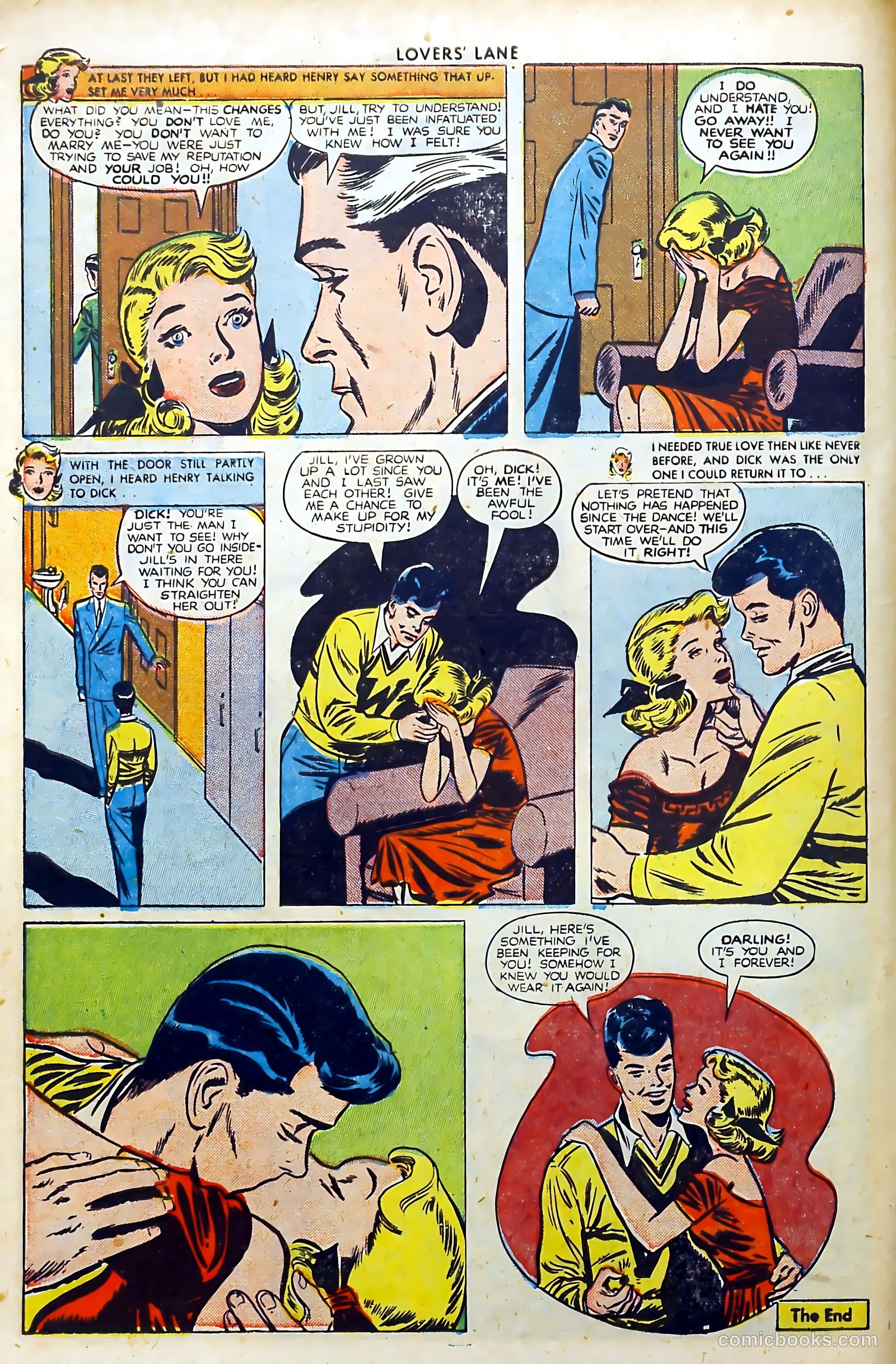 Lovers' Lane #2 (1949, Lev Gleason Publications, Inc.) — page 12 of 54