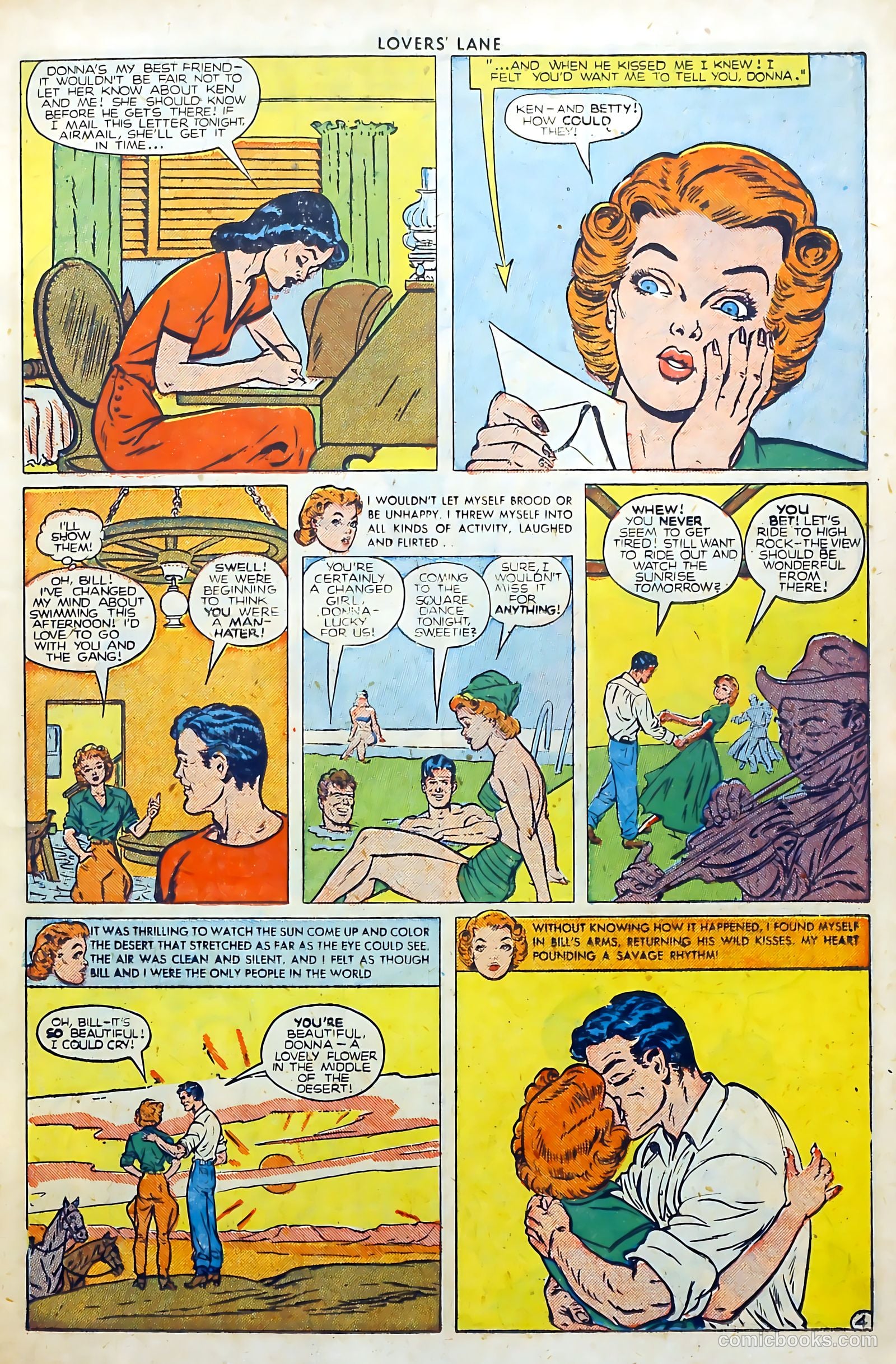 Lovers' Lane #2 (1949, Lev Gleason Publications, Inc.) — page 17 of 54