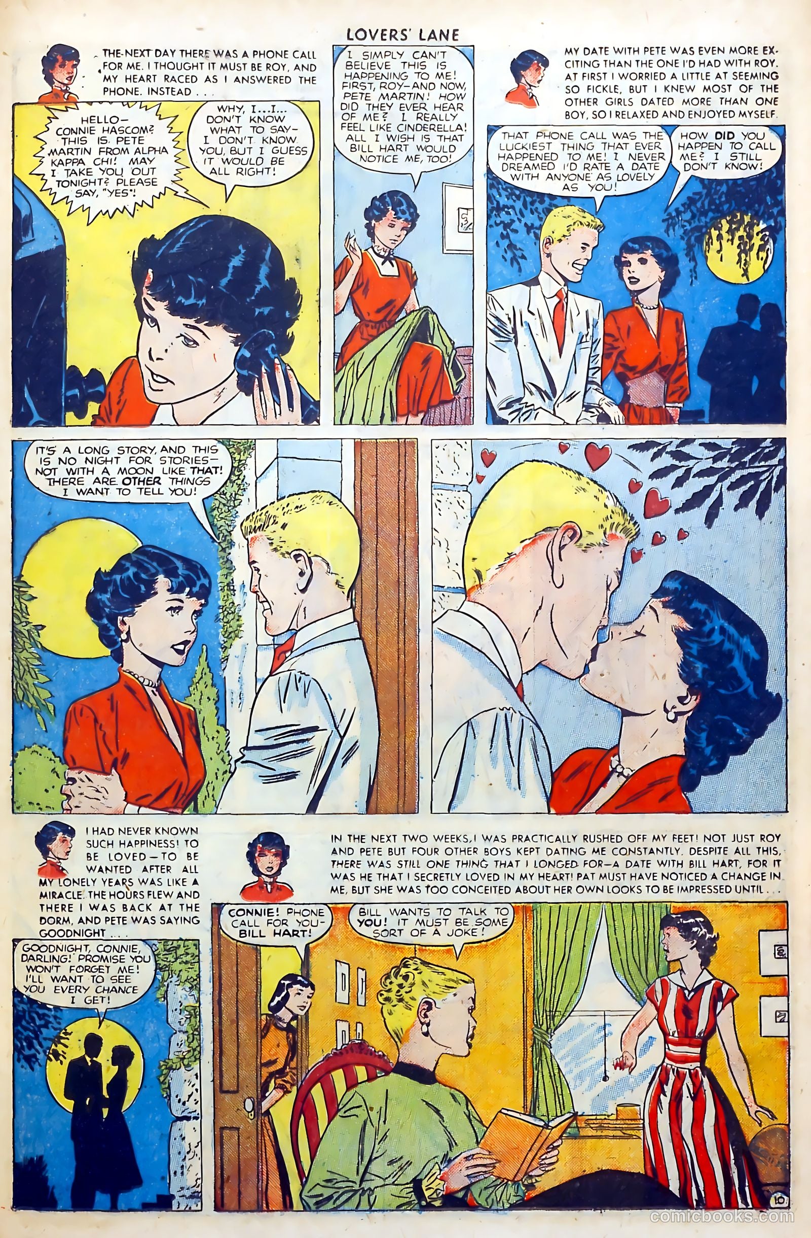Lovers' Lane #2 (1949, Lev Gleason Publications, Inc.) — page 35 of 54