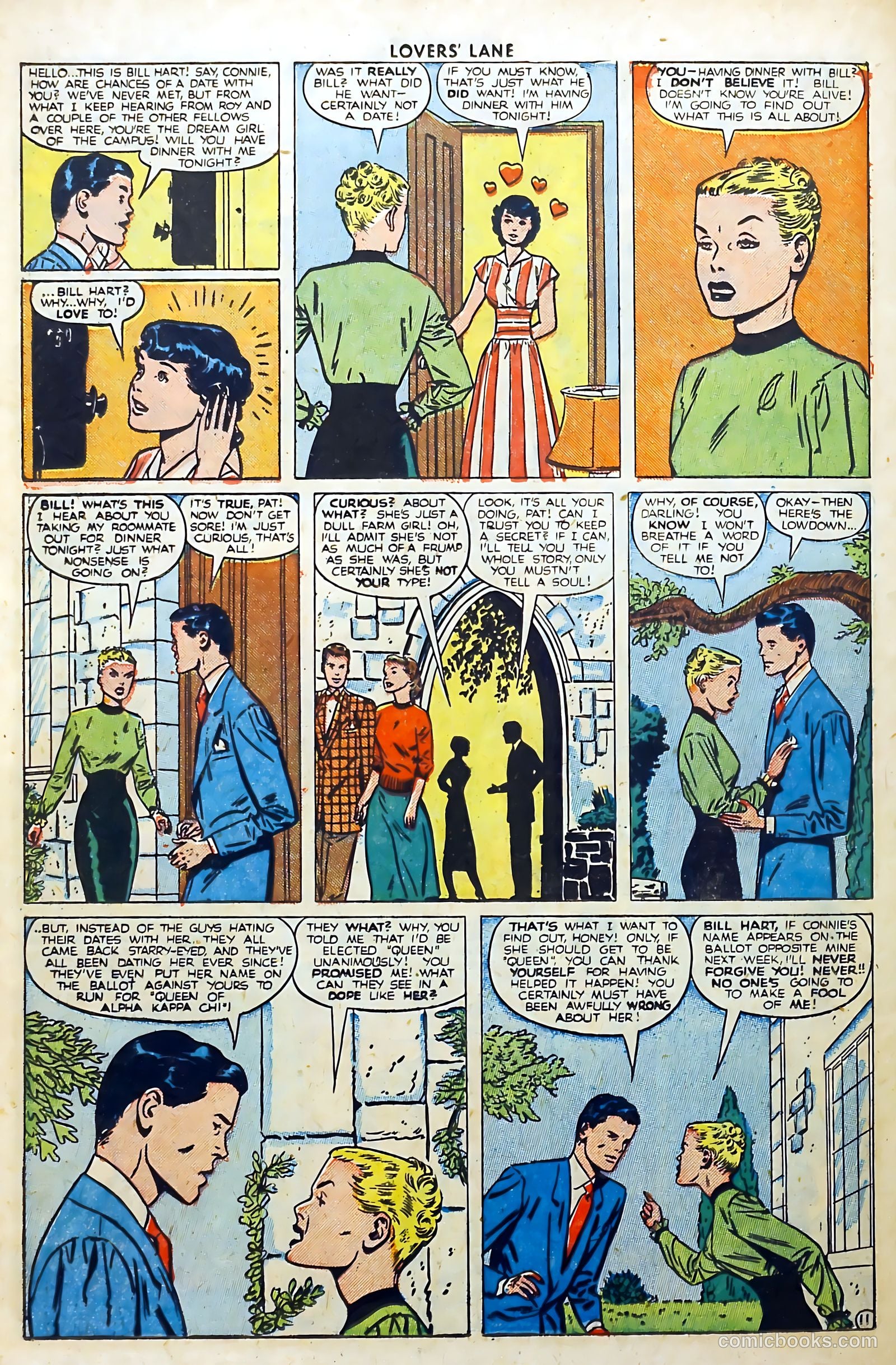 Lovers' Lane #2 (1949, Lev Gleason Publications, Inc.) — page 36 of 54