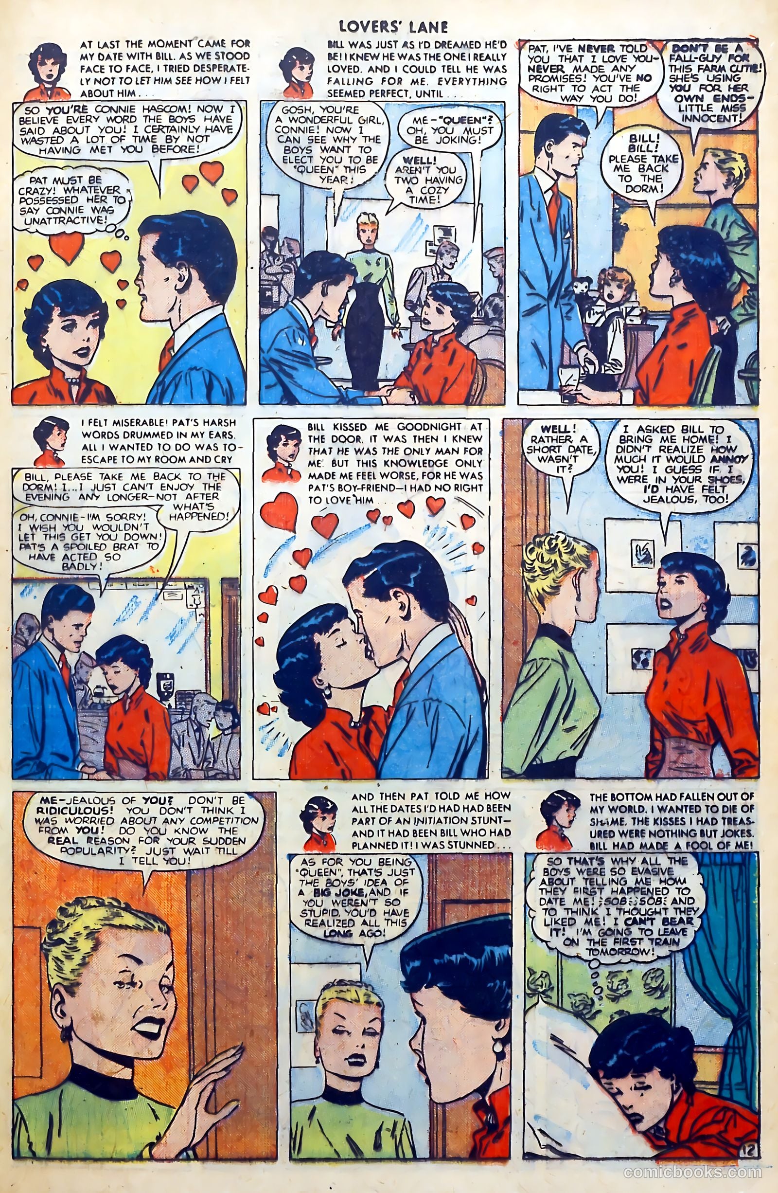 Lovers' Lane #2 (1949, Lev Gleason Publications, Inc.) — page 37 of 54