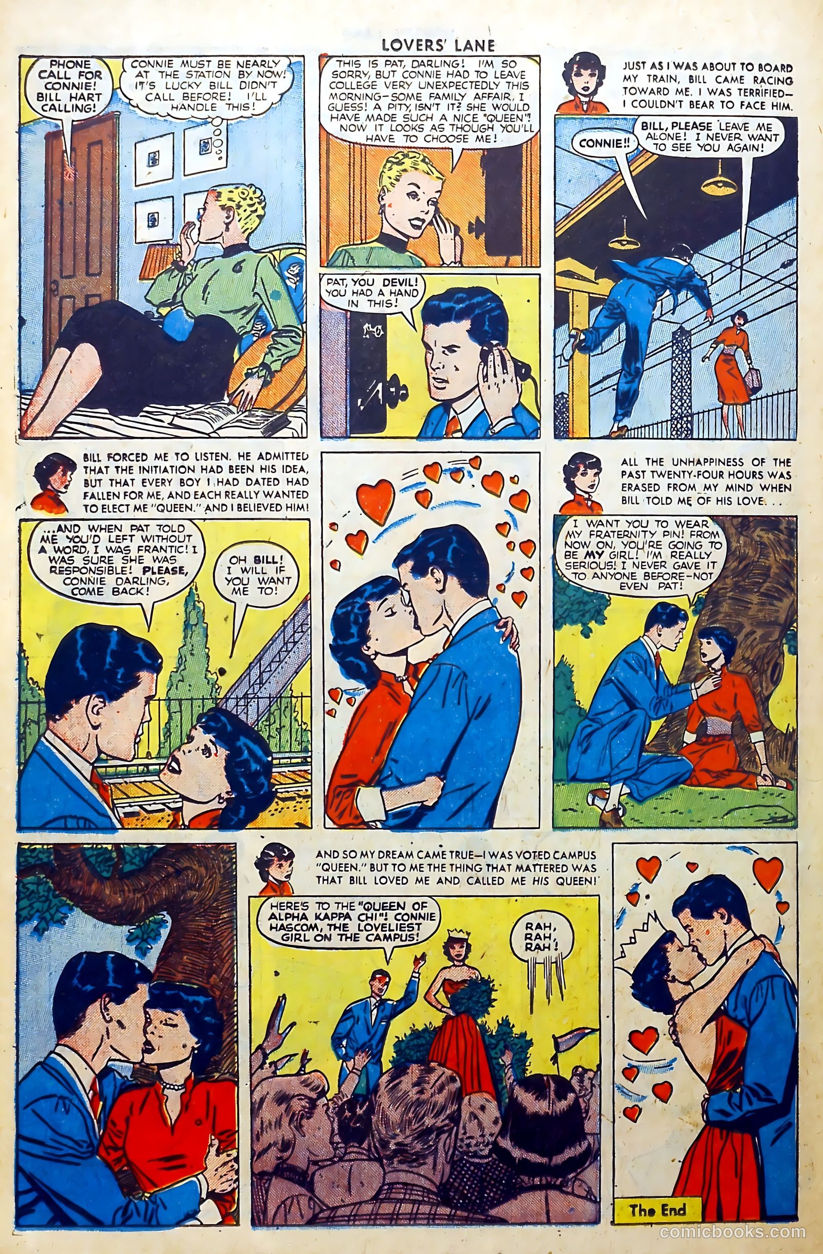 Lovers' Lane #2 (1949, Lev Gleason Publications, Inc.) — page 38 of 54