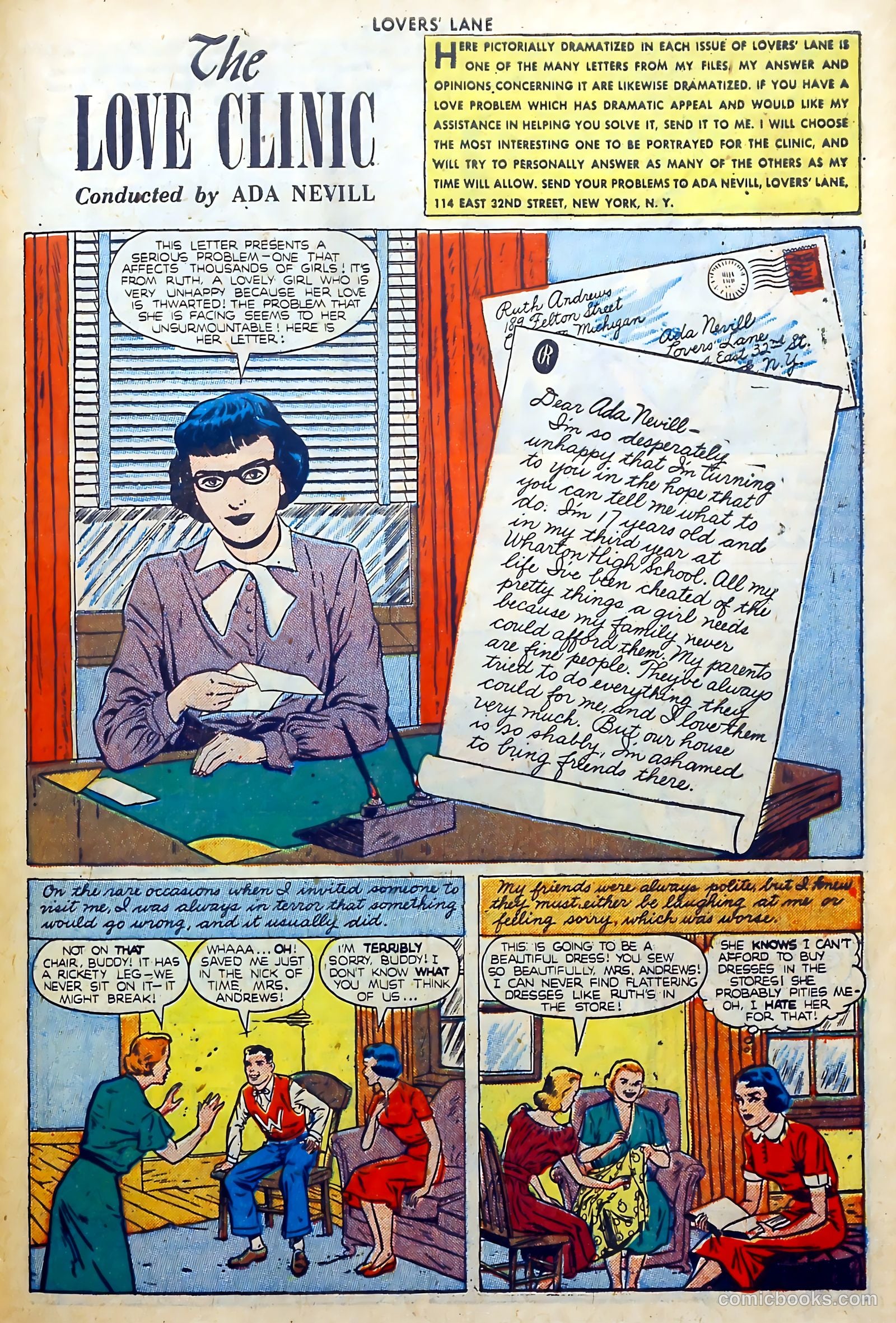 Lovers' Lane #2 (1949, Lev Gleason Publications, Inc.) — page 39 of 54