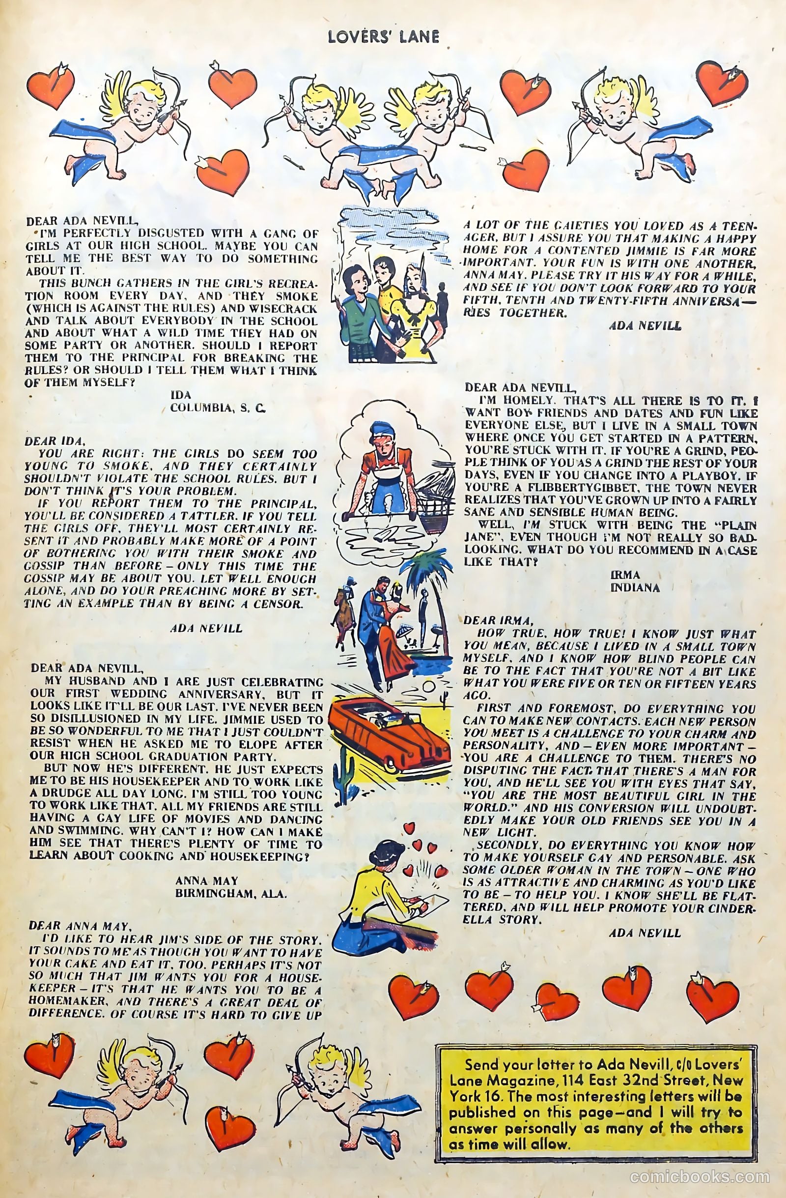 Lovers' Lane #2 (1949, Lev Gleason Publications, Inc.) — page 43 of 54