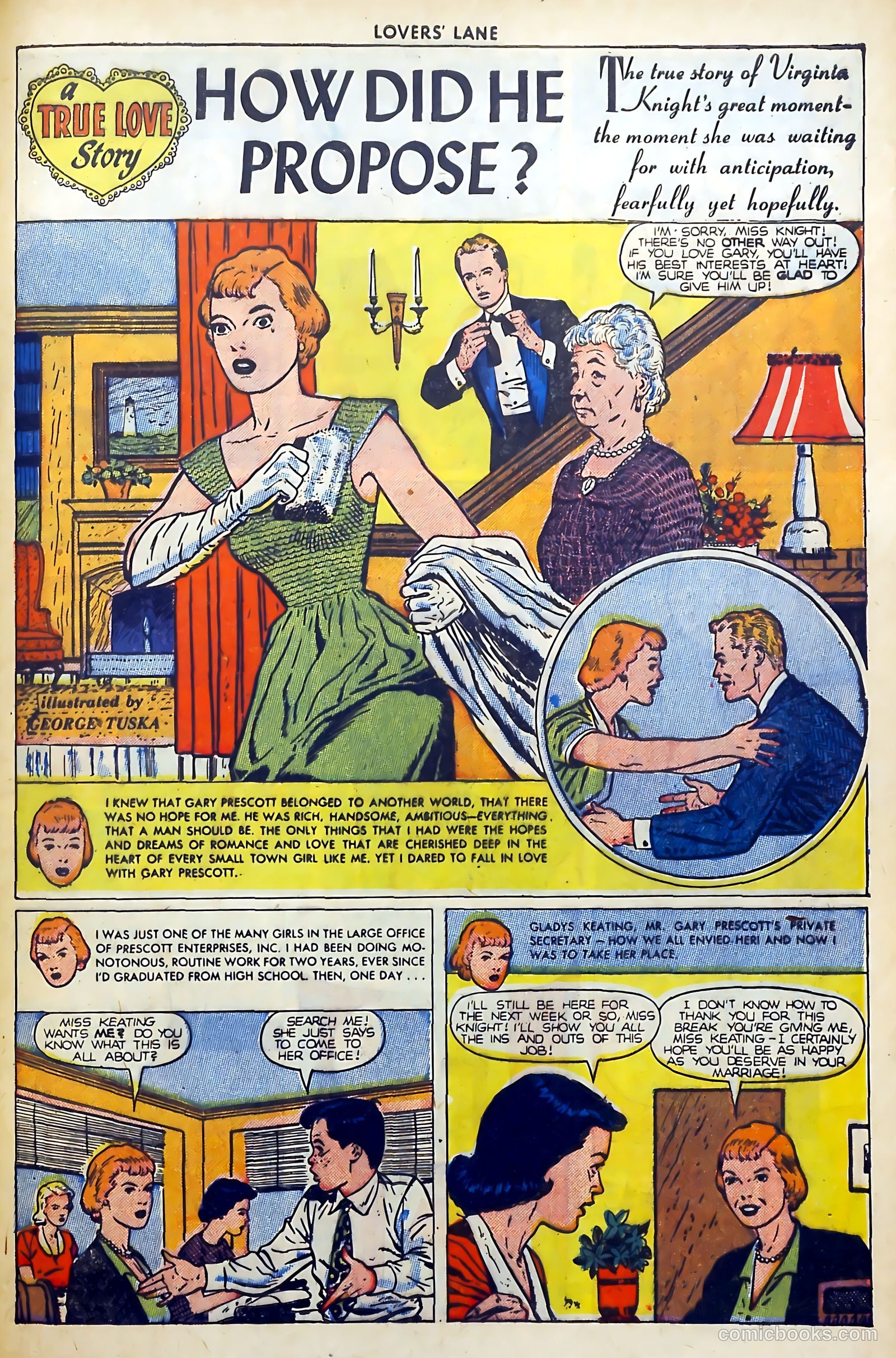 Lovers' Lane #2 (1949, Lev Gleason Publications, Inc.) — page 45 of 54