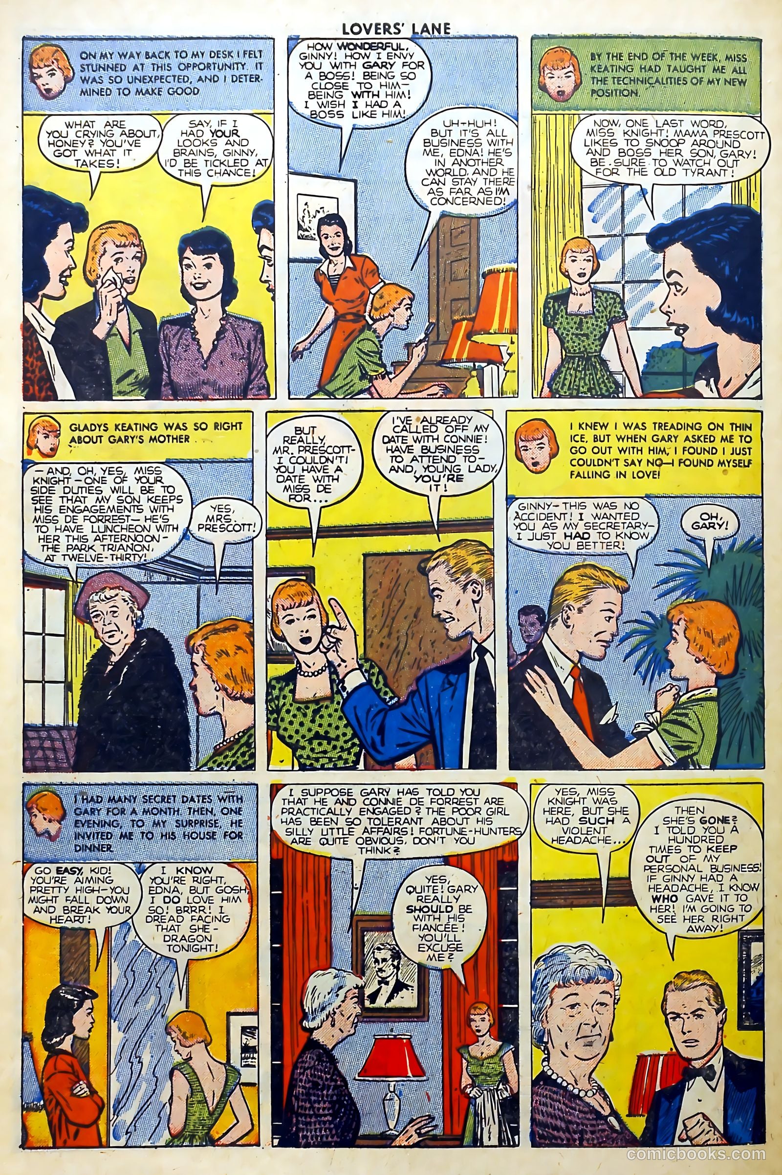 Lovers' Lane #2 (1949, Lev Gleason Publications, Inc.) — page 46 of 54